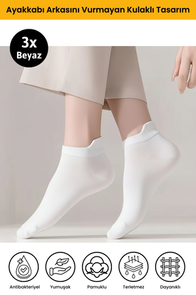 DORE Orijinal 3 Çift Kulaklı Konfor Modeli Ter Emici Spor Ayakkabı Sneaker Pr...