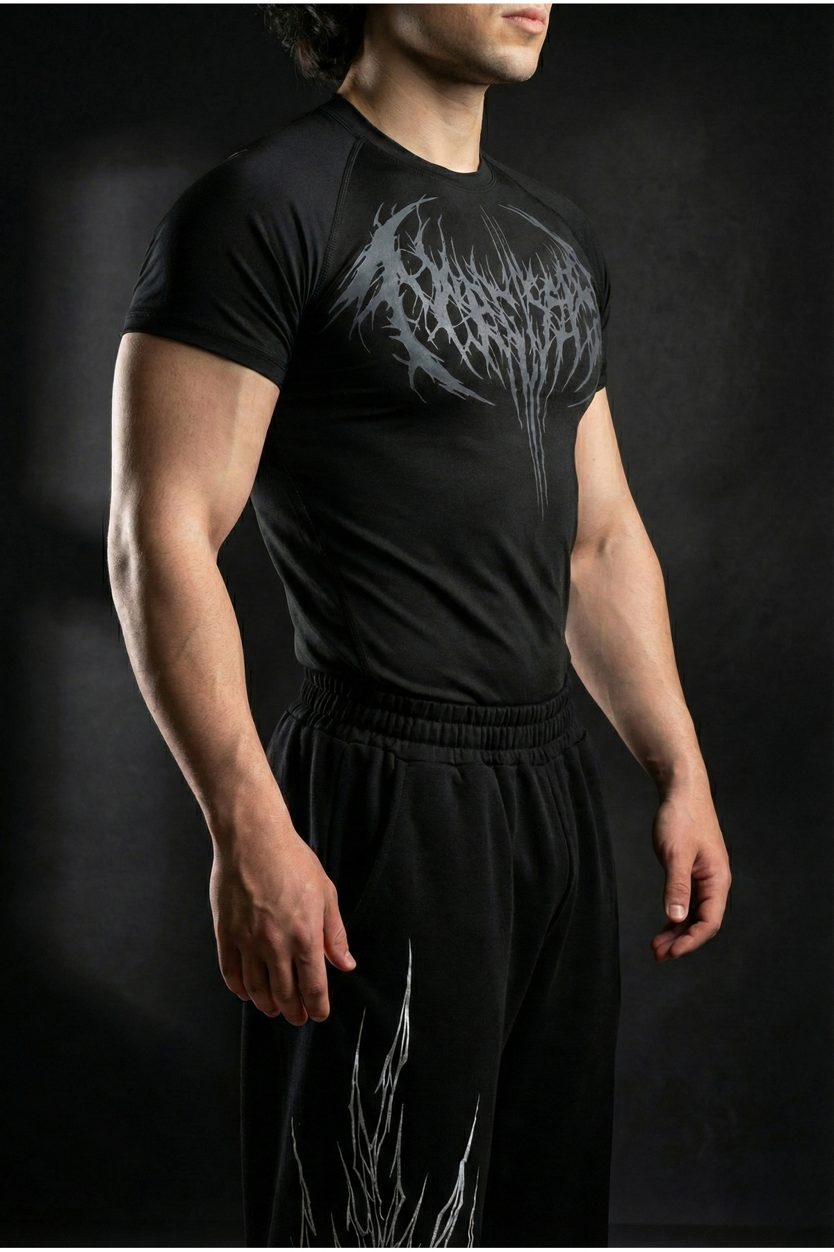 Liber Ezekiel - Compression T-shirt (SİYAH) görsel 2
