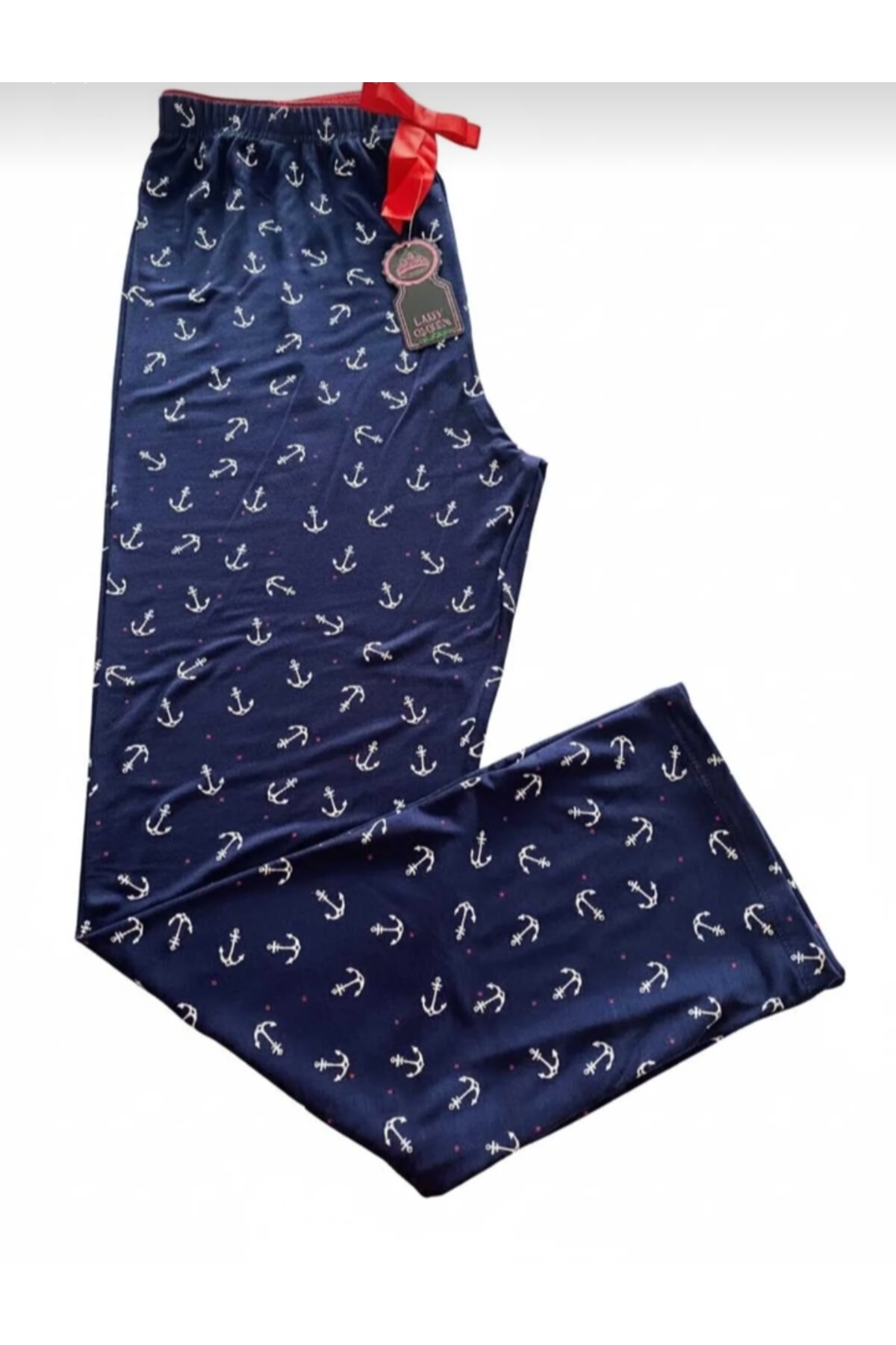 Bambu Likralı Ring Viskon Battal Beden Pijama Altı 6020