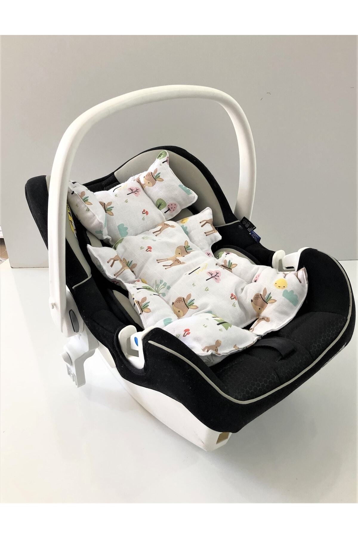 Babycitytr %100 Pamuk Çok Amaçlı Çift Katlı Müslin Puset Örtüsü Ve Minderi fotoğrafı 2 (önizleme)