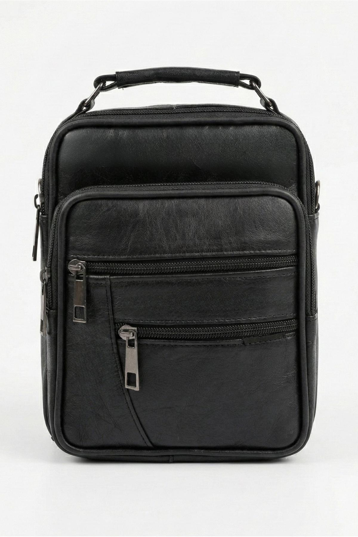 By Hakan Nw-4000 Erkek %100 Hakiki Deri Orta Boy El Ve Omuz Askılı Çanta Günlük Kullanım Için Çok Uygun