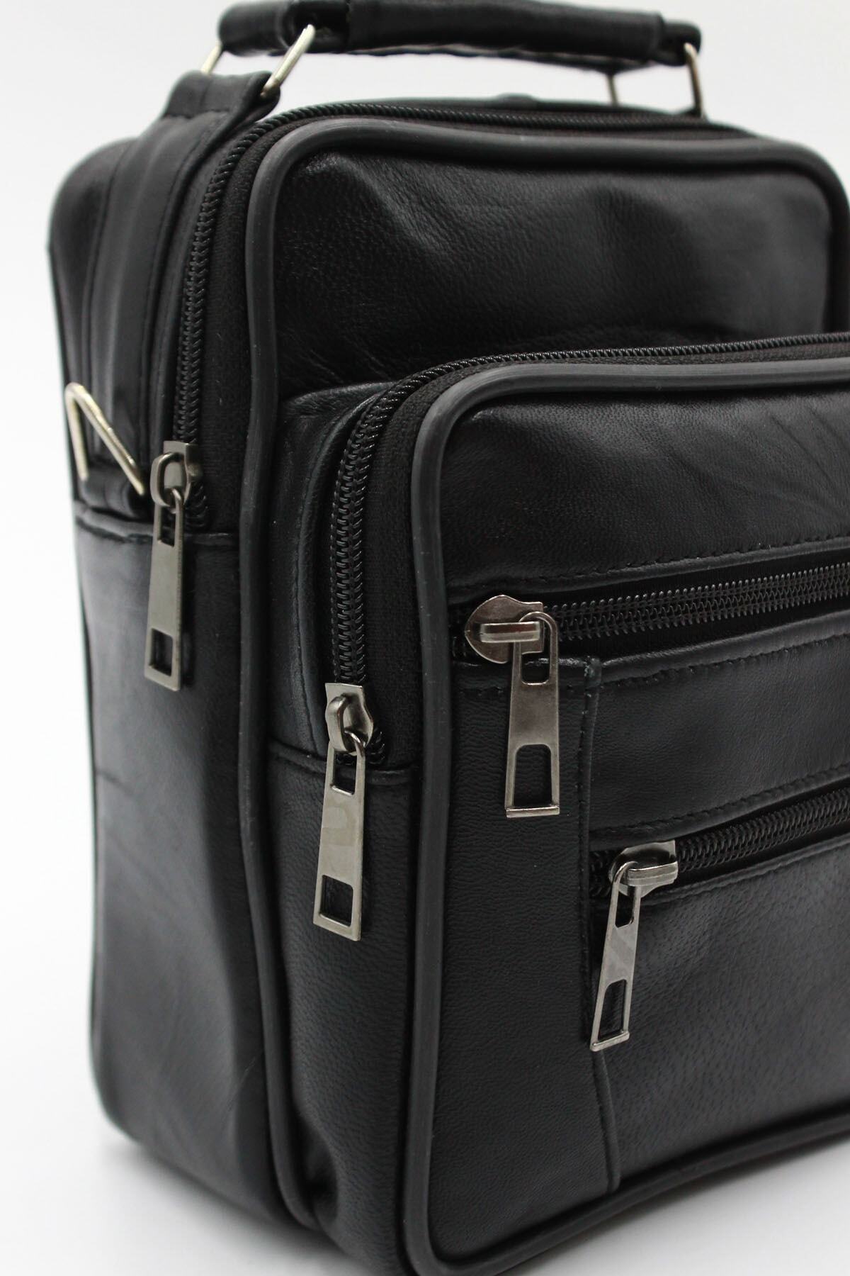 By Hakan  Nw-4000 Erkek %100 Hakiki Deri Orta Boy El Ve Omuz Askılı Çanta Günlük Kullanım Için Çok Uygun - Görsel 7