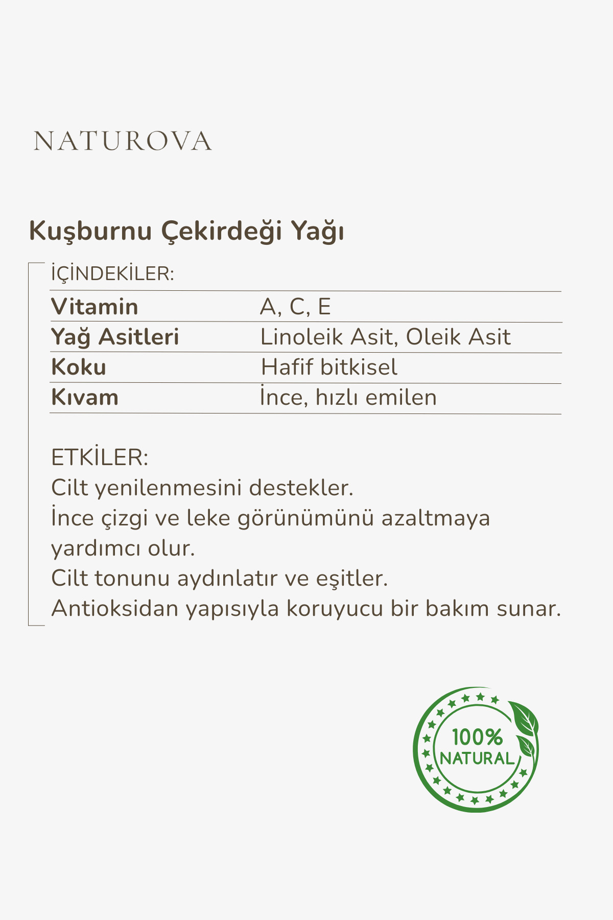 Kuşburnu Çekirdeği Yağı Soğuk Sıkım %100 Saf 30 Ml — doğalyağlar4 — تصویر 6 از 6