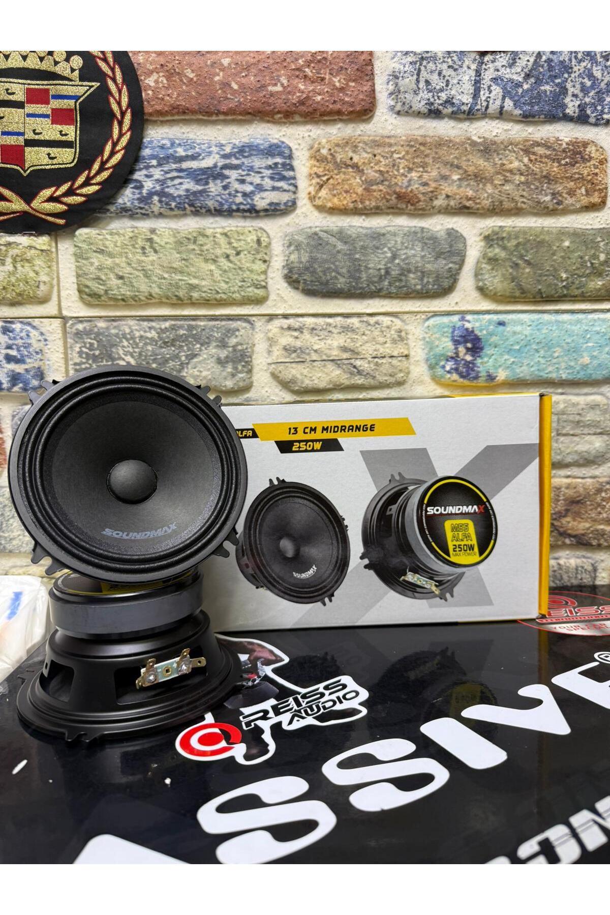 Massive M55ALFA 13 Cm Deprem Serisi Çifti 500wat- Rms Oto Midrange