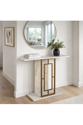 Dekorister Alderas Dresuar Kumtaşı - Traverten