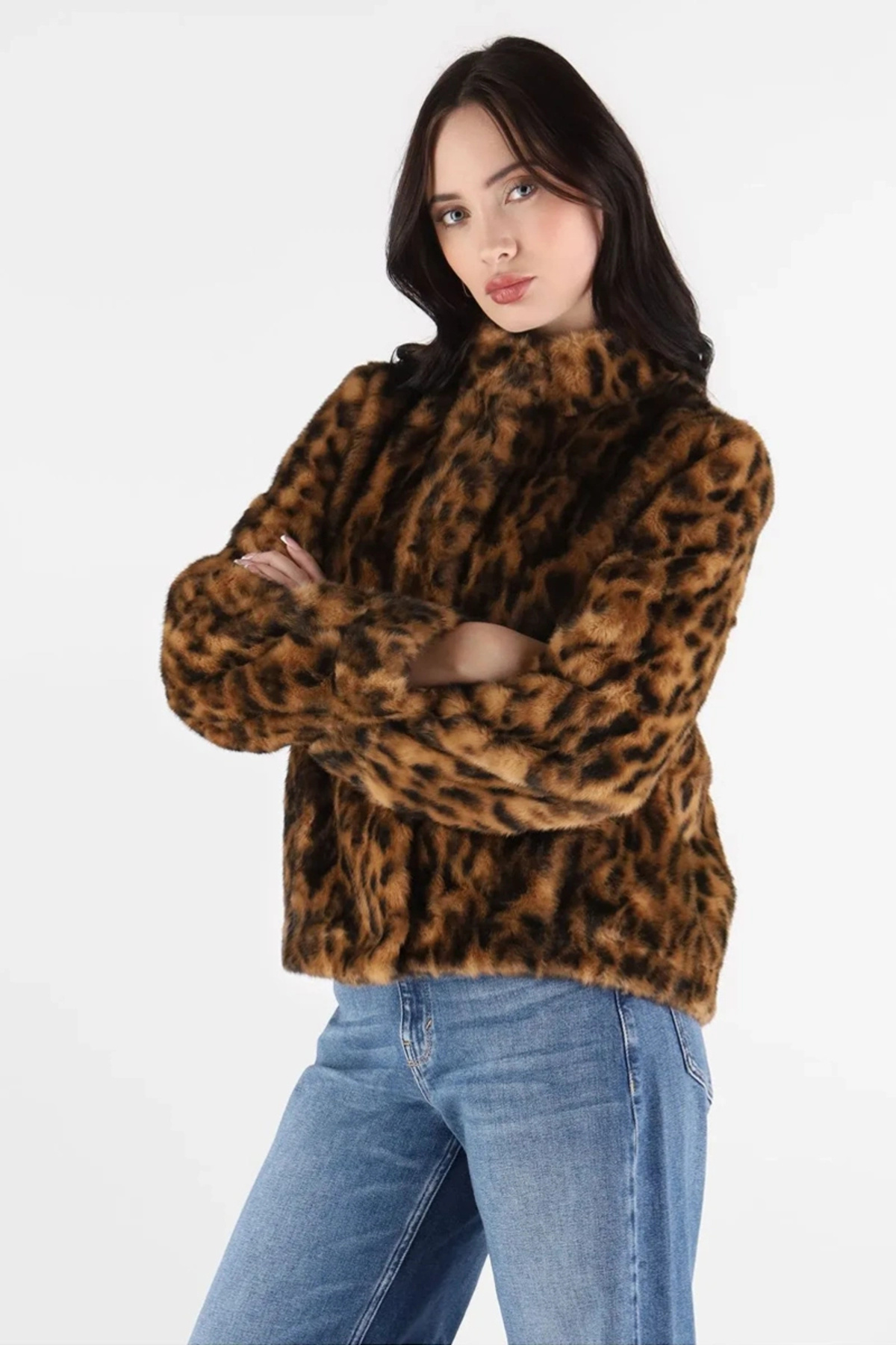 Guess  Luna Kadın Mavi Kürk W5BL65W3900-P340 - Görsel 3