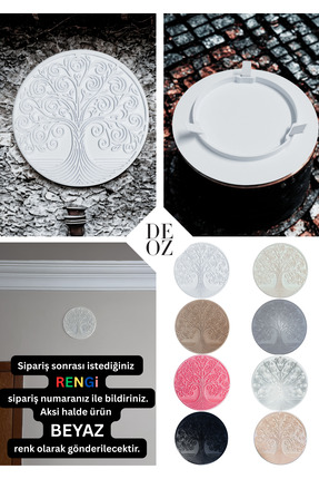 DEOZ3D Baca Deliği Kapağı – Hayat Ağacı Deseni