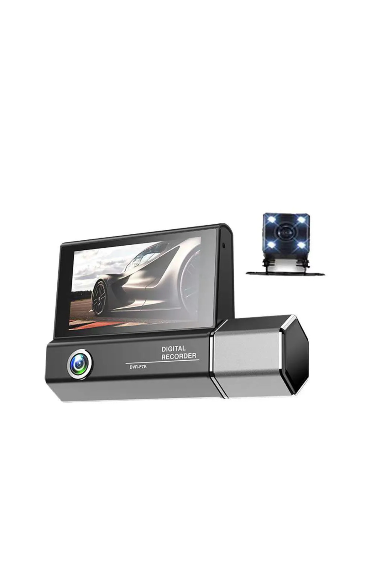 NEALIRSANUCUZ Araç İçi Kamera Çift Lensli Arka Görüş Video Kaydedici 3.0 İnç glr-v3 DVR 3 Yönlü