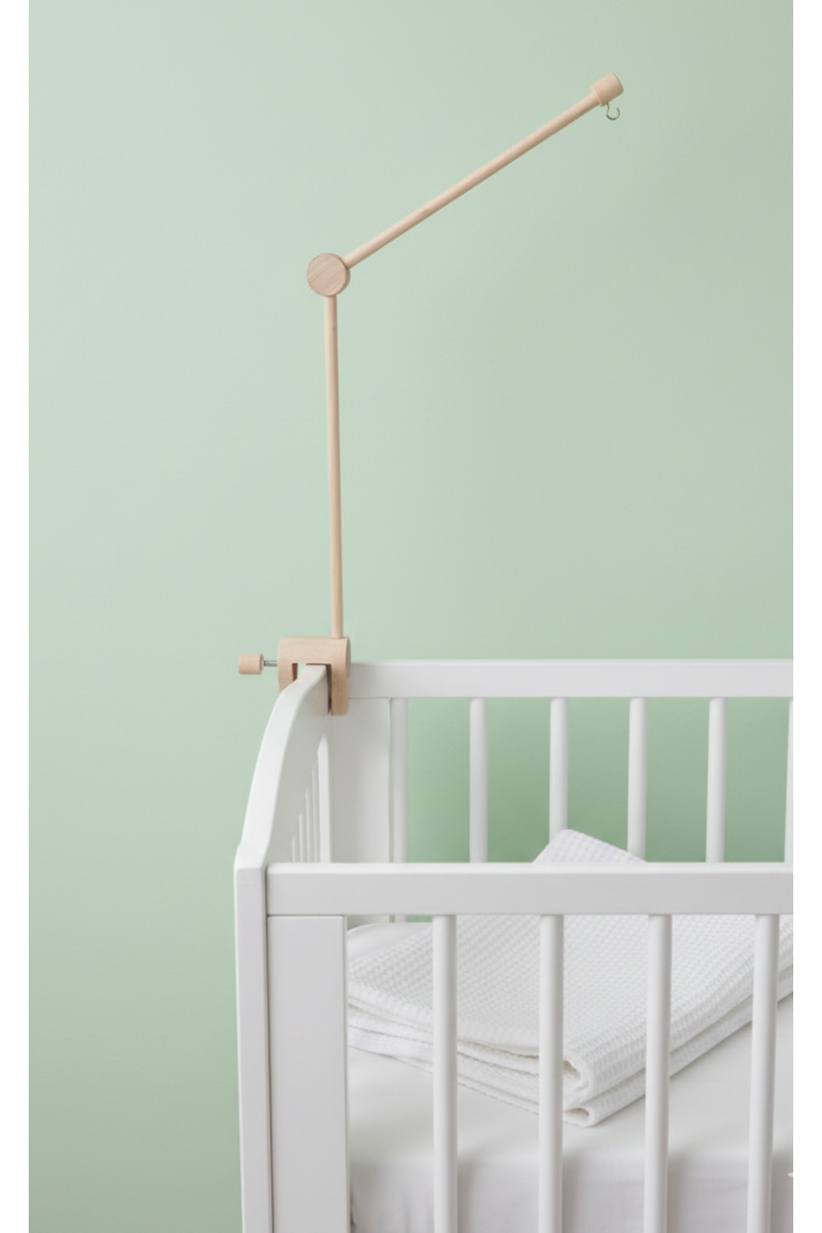 Safikar Ahşap Beşik Dönence Asma Aparatı ve Müzik Kutusu (2'li Set) fotoğrafı 2 (önizleme)