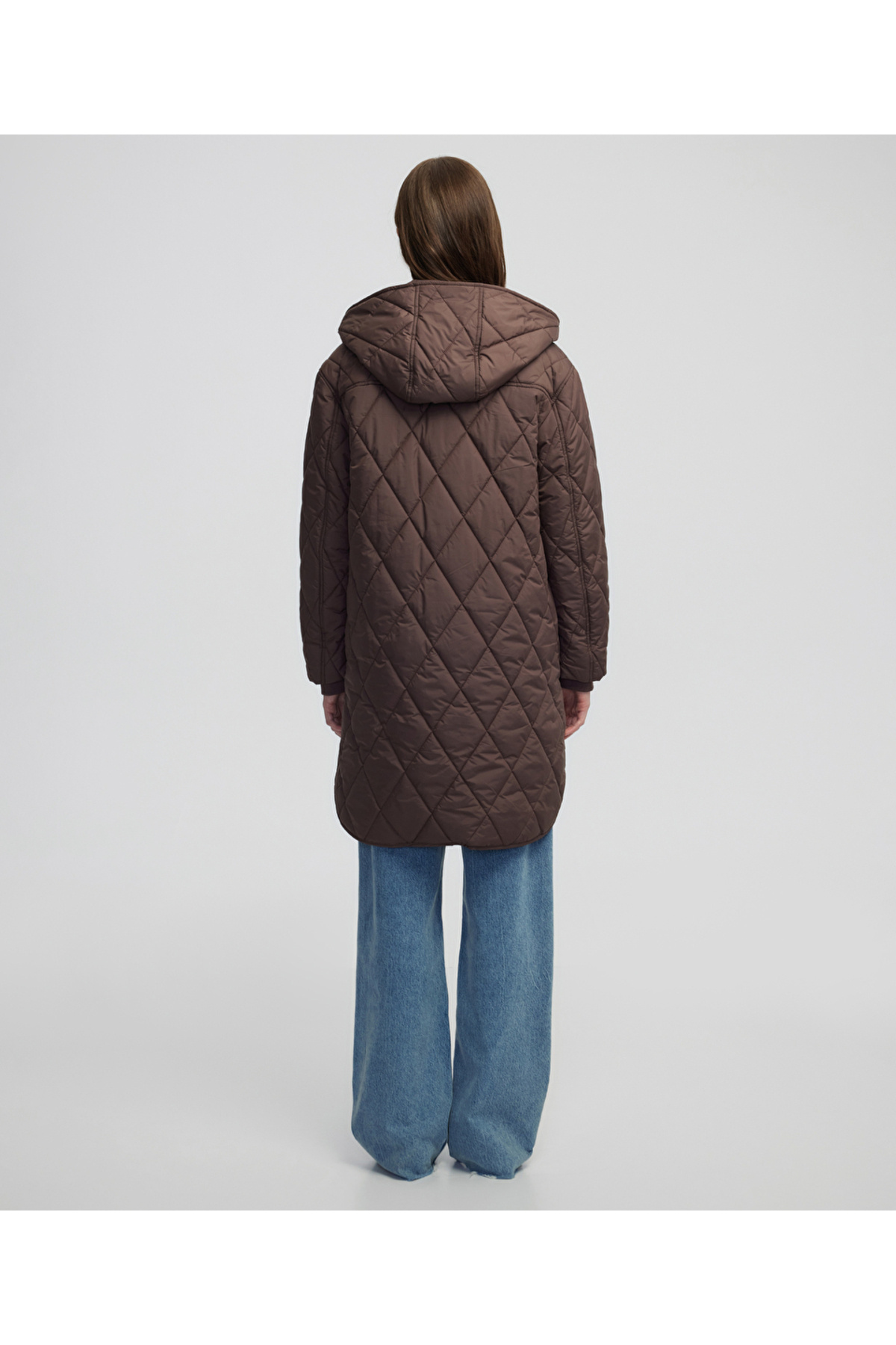 İpekyol  Kapüşonlu kapitone mont - Görsel 5