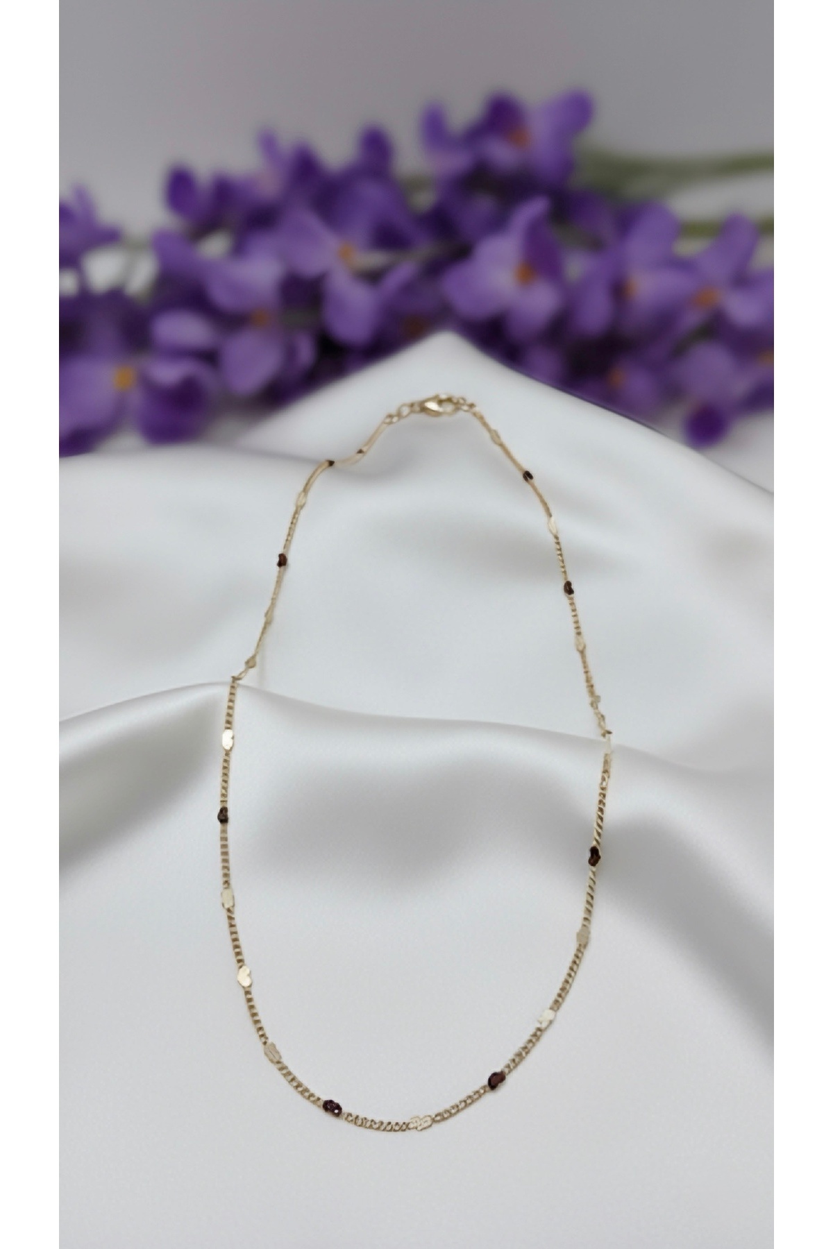 ZENA ACCESSORİES Simple Love Gold Çelik Zincir Kolye - Fiyatı