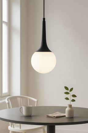 Vivido Home Siyah Tekli Nova Sarkıt Avize