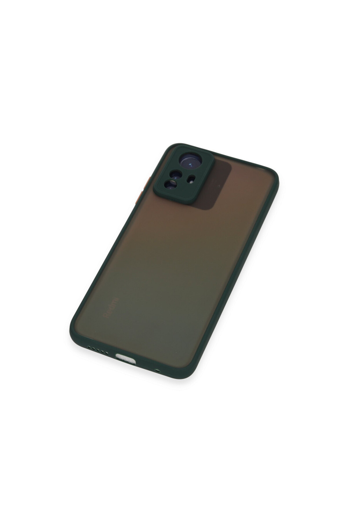 Xiaomi Redmi Note 12S İçin Uyumlu Buzlu Tasarım Renkli Tuş Mat Tasarım Sararmaz Kılıf