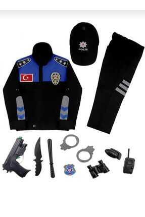 KARAMANSTYLE Çocuk Polis Kıyafeti Unisex Çocuk Toplum Destekli Polis Kostümü ...