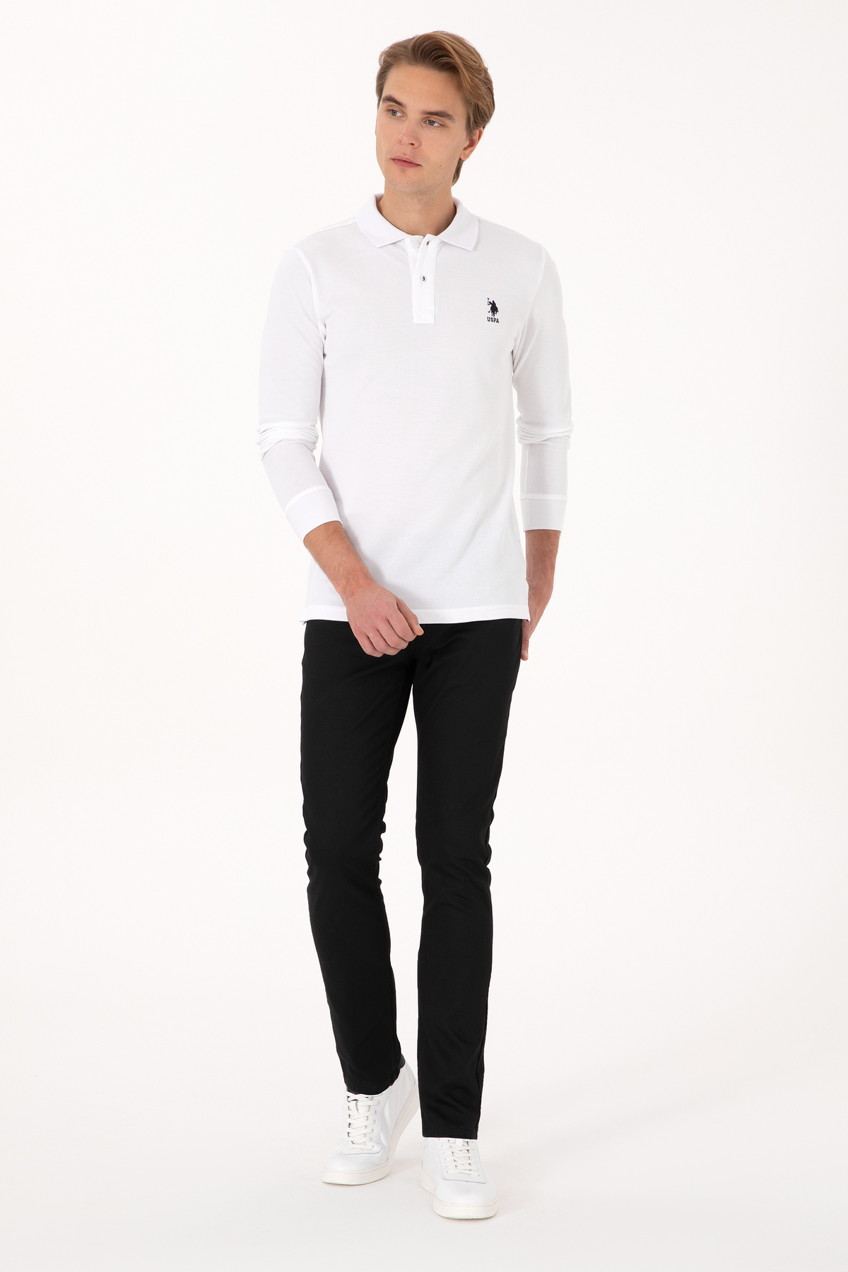 یو اس پولو شلوار جین مردانه مشکی اسلیم فیت ۵۰۳۰۷۶۹۷-DN۰۰۲۷