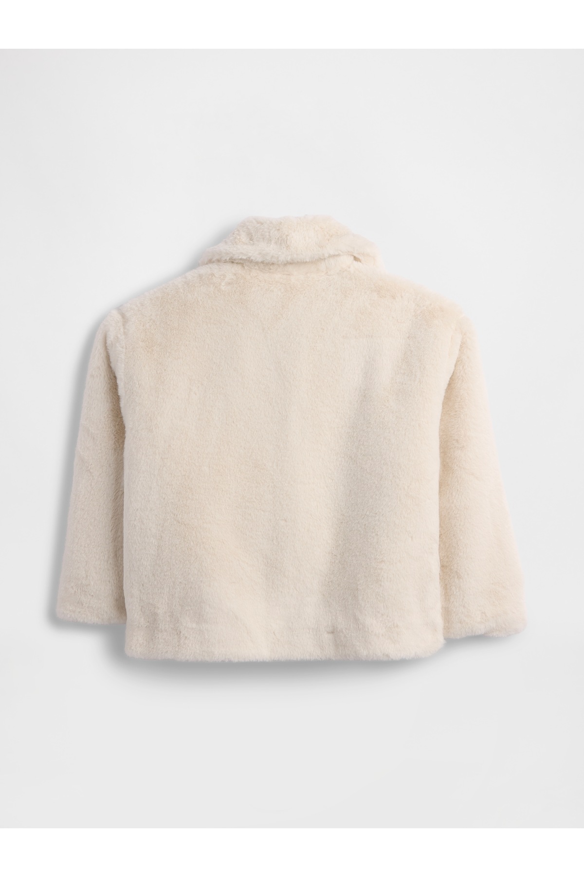 GAP Kız Bebek Kırık Beyaz Faux-Fur Kürk fotoğrafı 3 (önizleme)