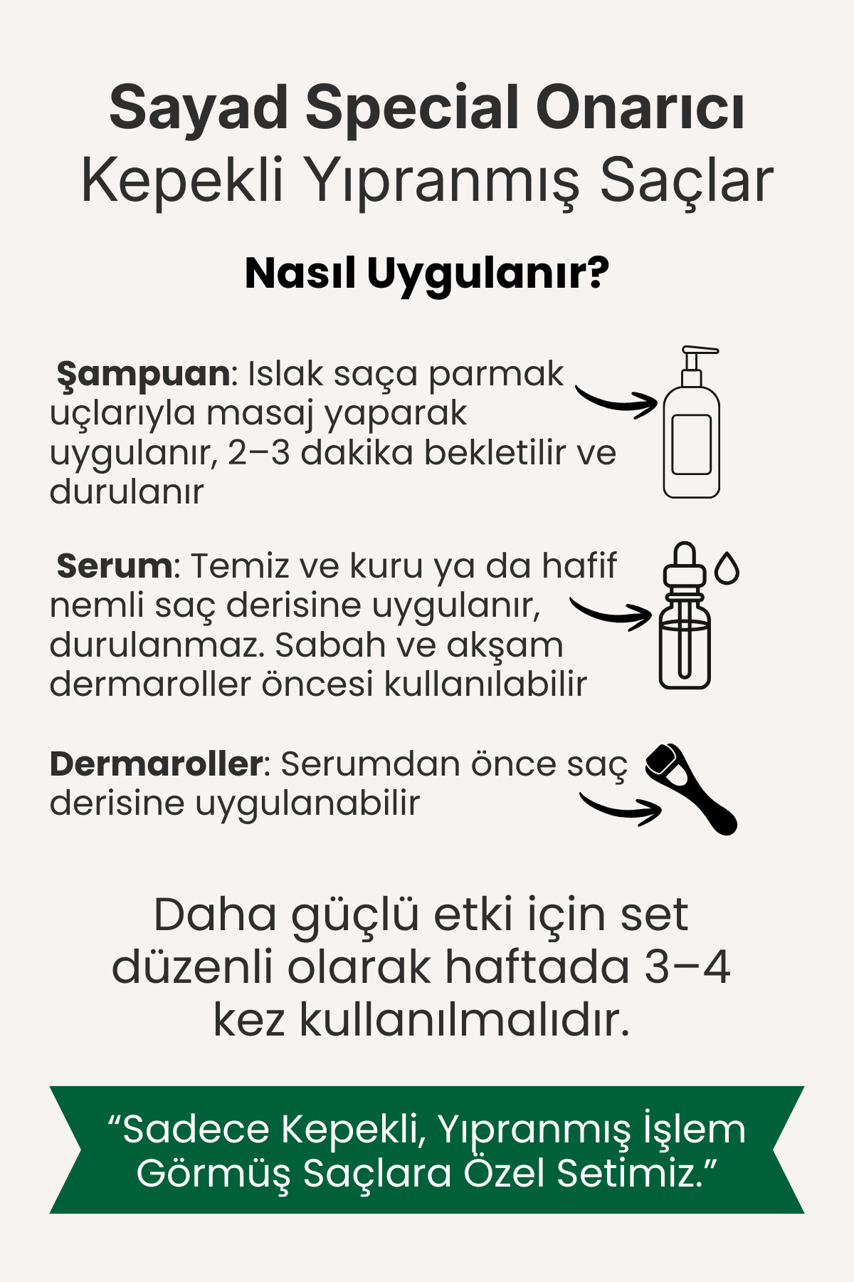 Sayad Special Onarıcı Kepekli Yıpranmış Saçlara Özel Bakım Seti — 6854654654 — تصویر 4 از 4