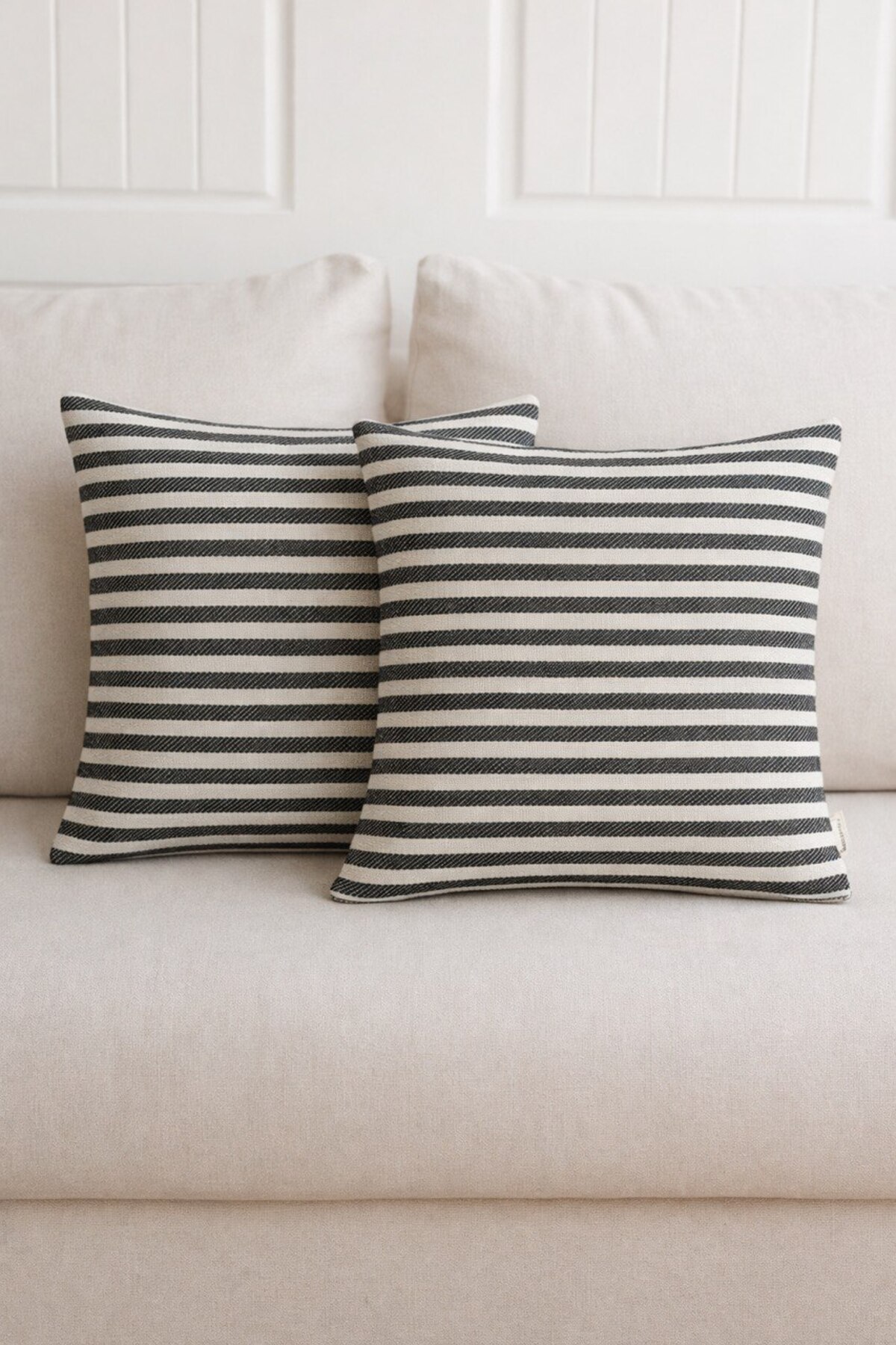 Linen Decorative Pillow Case Pillowcase 2 Pieces 43x43cm