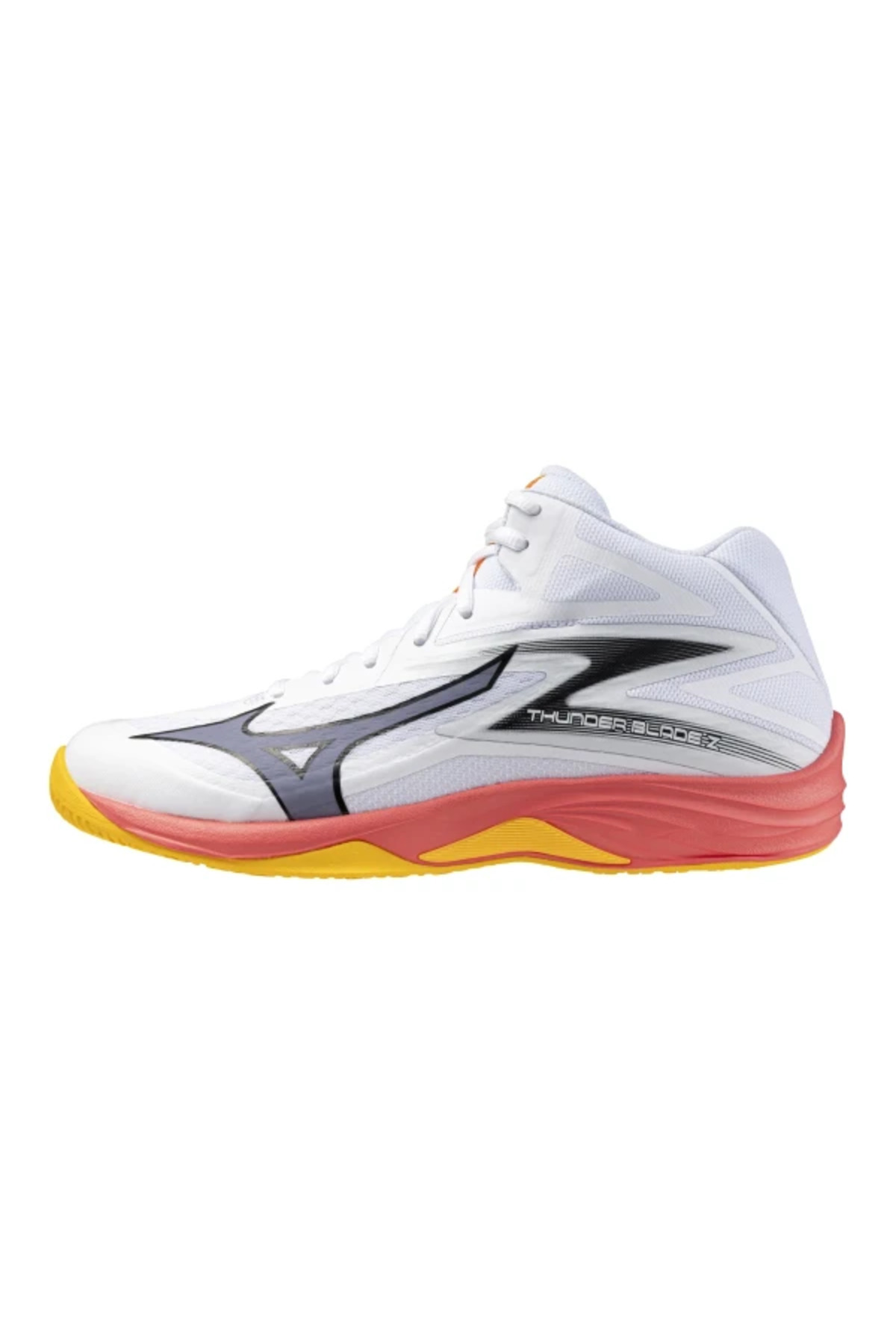 MIZUNO Thunder Blade Z MID Unisex Voleybol Ayakkabısı Beyaz / Turuncu