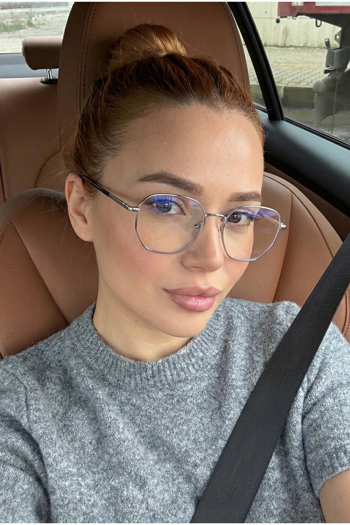 TARSS Harley Gümüş Metal Mavi Işık Filtreli Ekran Gözlüğü