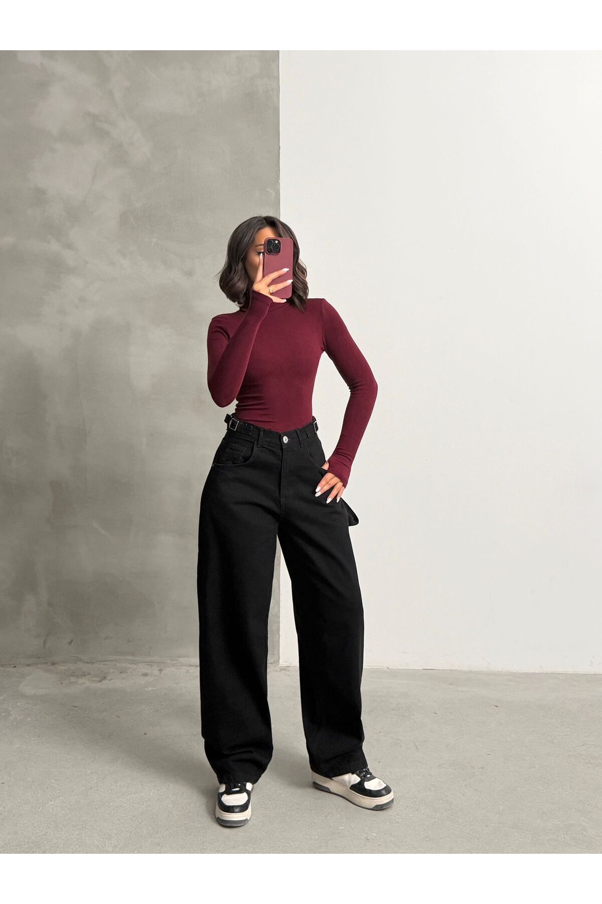 Blue Wings  YAN KEMER APOLET TOKALI BAGGY PANTOLON