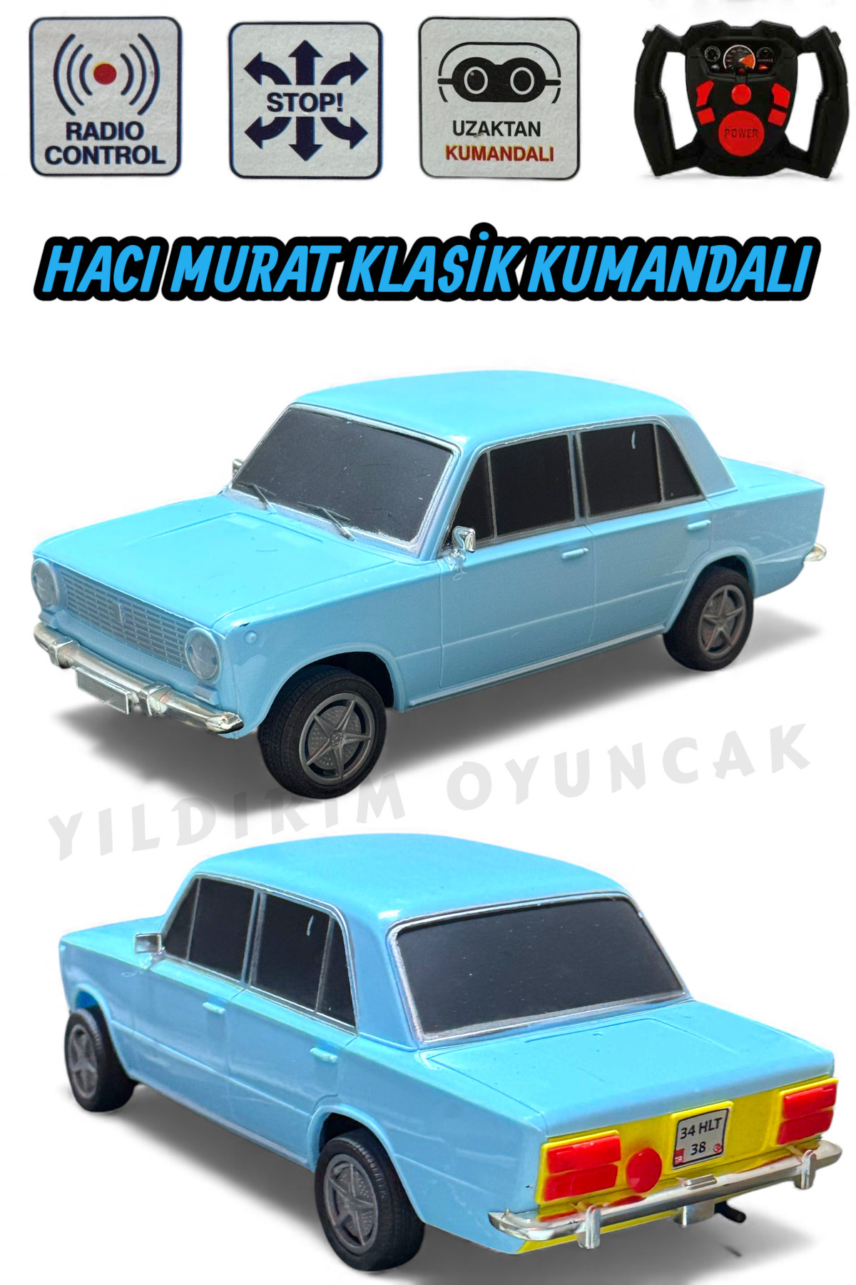 YILDIRIM OYUNCAK Uzaktan Kumandalı USB Şarjlı Ful Fonksiyon 24 cm