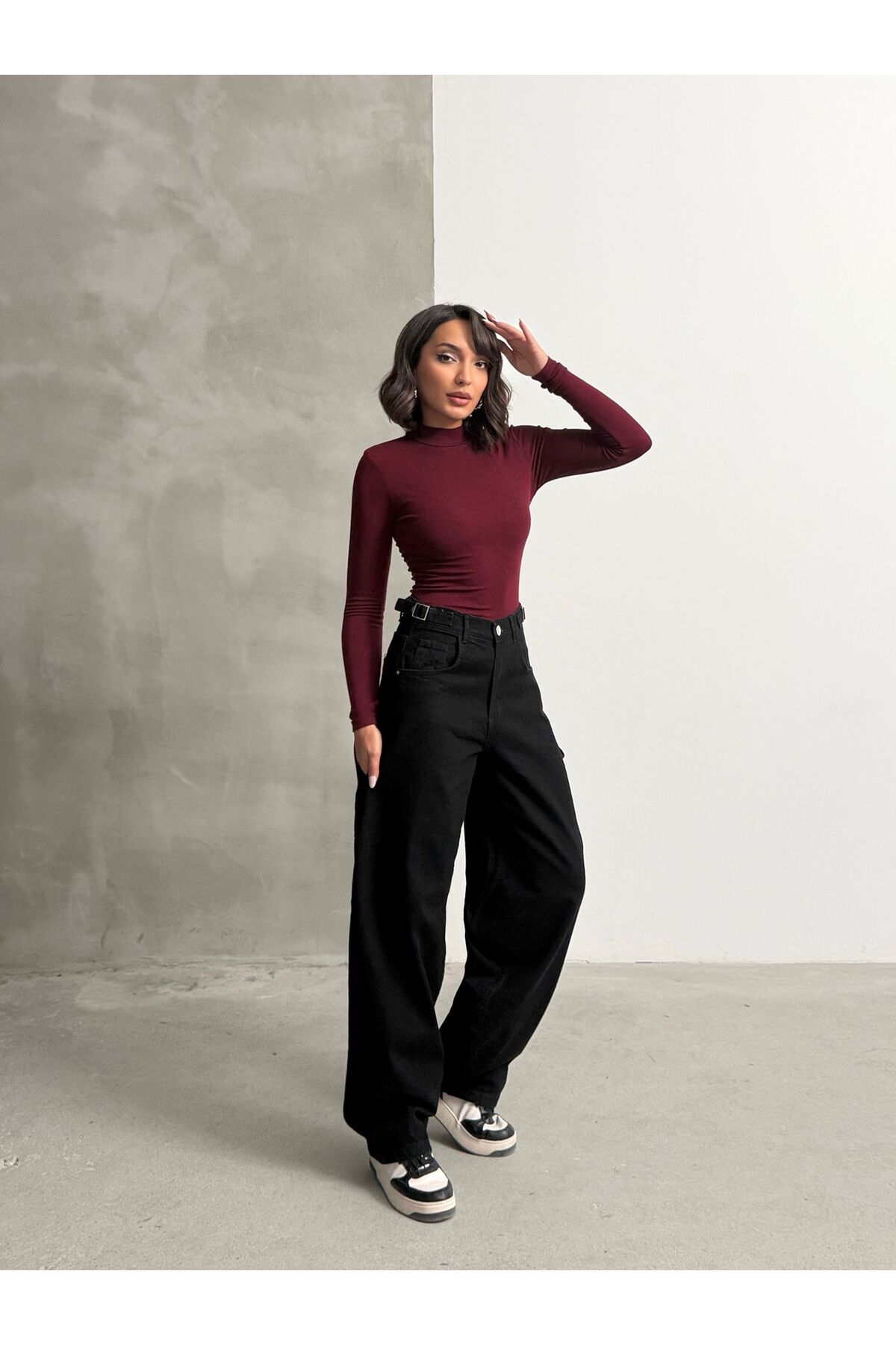 Blue Wings  YAN KEMER APOLET TOKALI BAGGY PANTOLON - Görsel 5