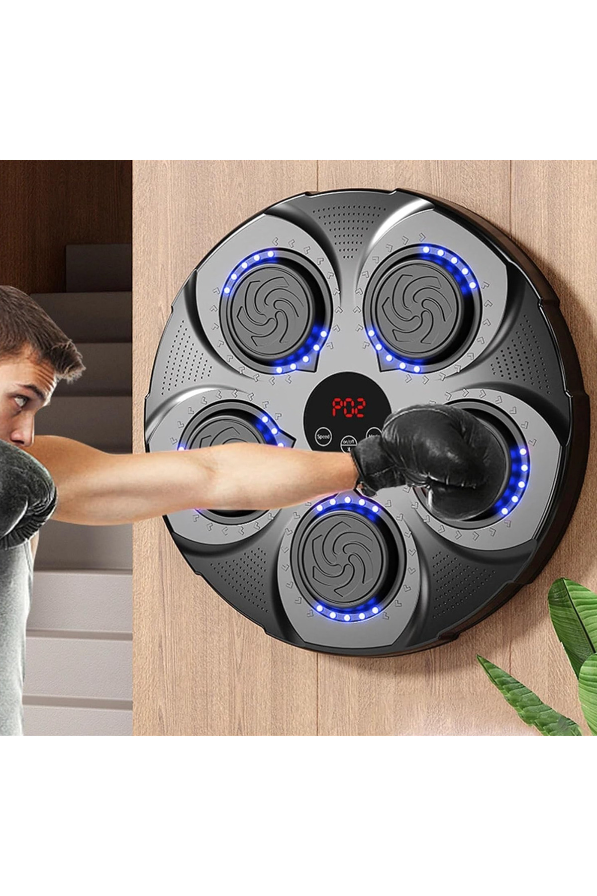 Alida Akıllı Bluetoothlu Boks Egzersiz Aleti – Müzikli Boks