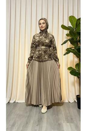 Elikra KADİFE PİLELİ ETEKLİ TAKIM