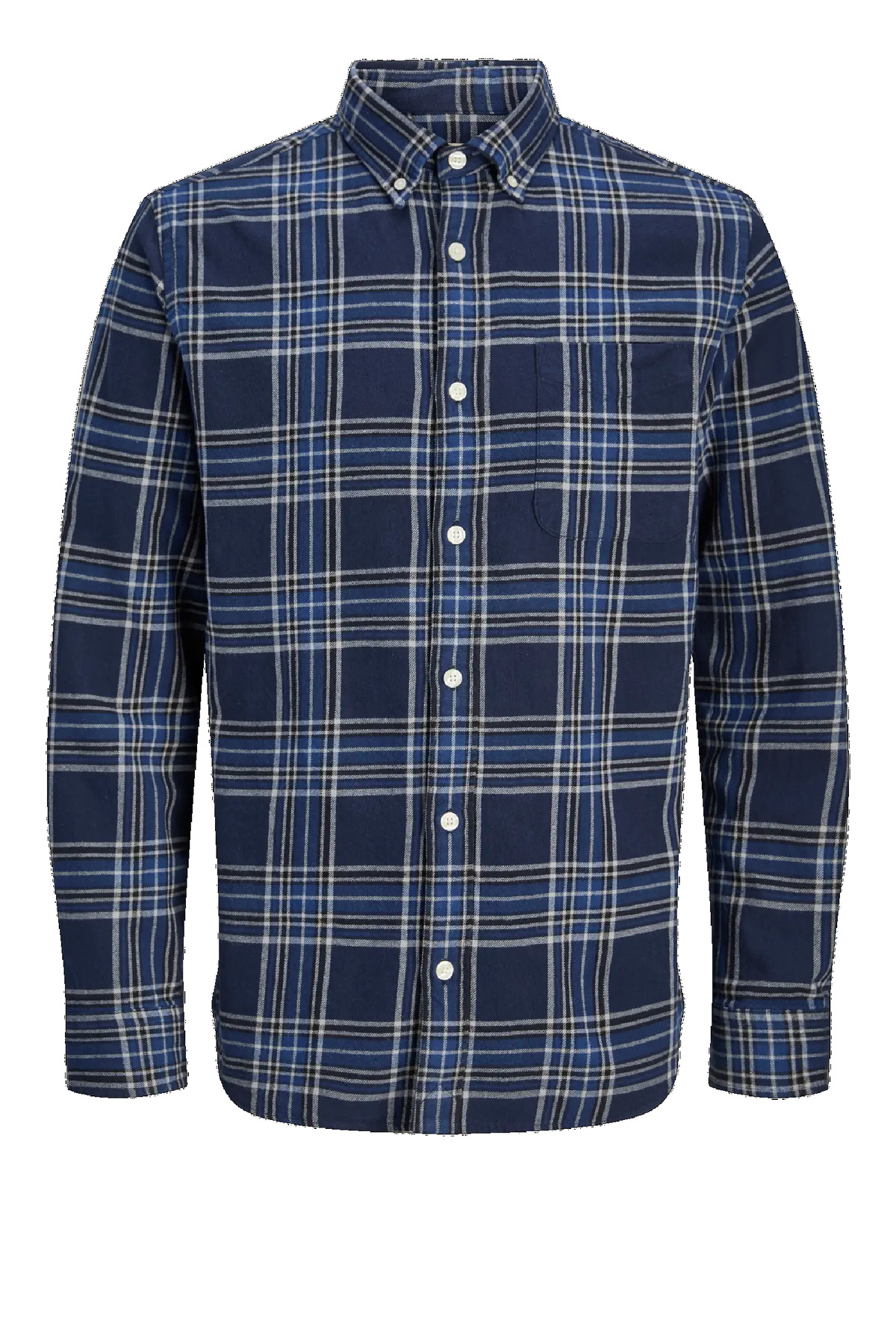پیراهن مردانه شطرنجی آستین بلند | جک اند جونز Jack & Jones 12282354 - تصویر 2