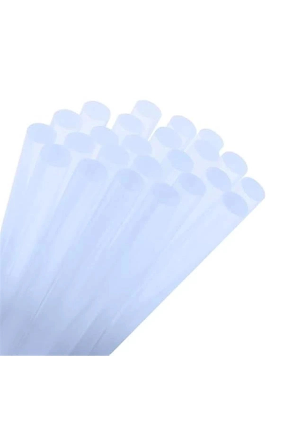 AyrStore Sıcak Silikon Çubuğu 1 KG 11MM 30CM Mum Silikon Kalın Uç Şeffaf