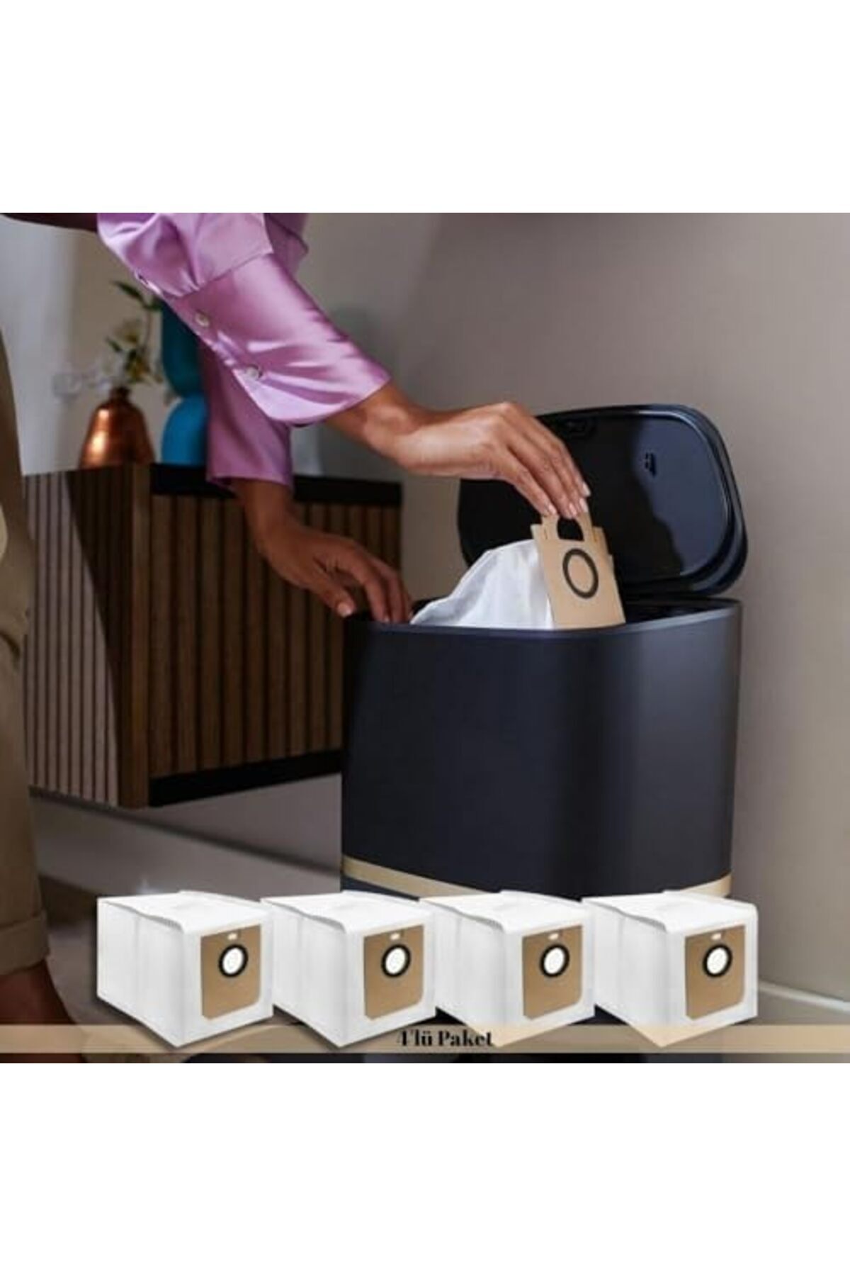 BRF bfsx 7000 Serisi Aqua XU7100 / XV1472/00 Süpürge ile Uyumlu Toz Torbası 4 adet storsellm 1199837