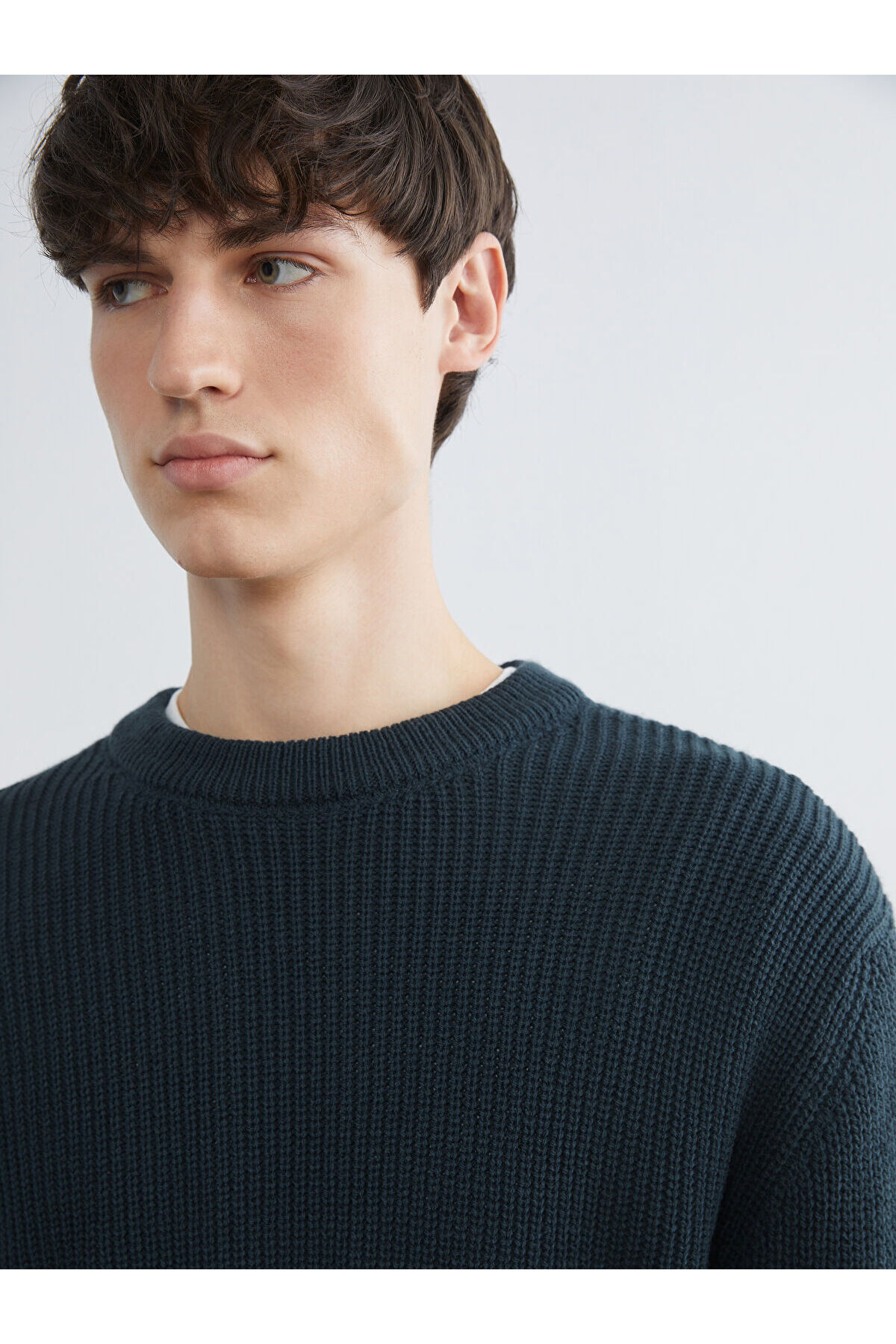 ژاکت بافتنی مردانه Crew Neck (W5) — طلایی W5G074Z8 — تصویر 3 از 6