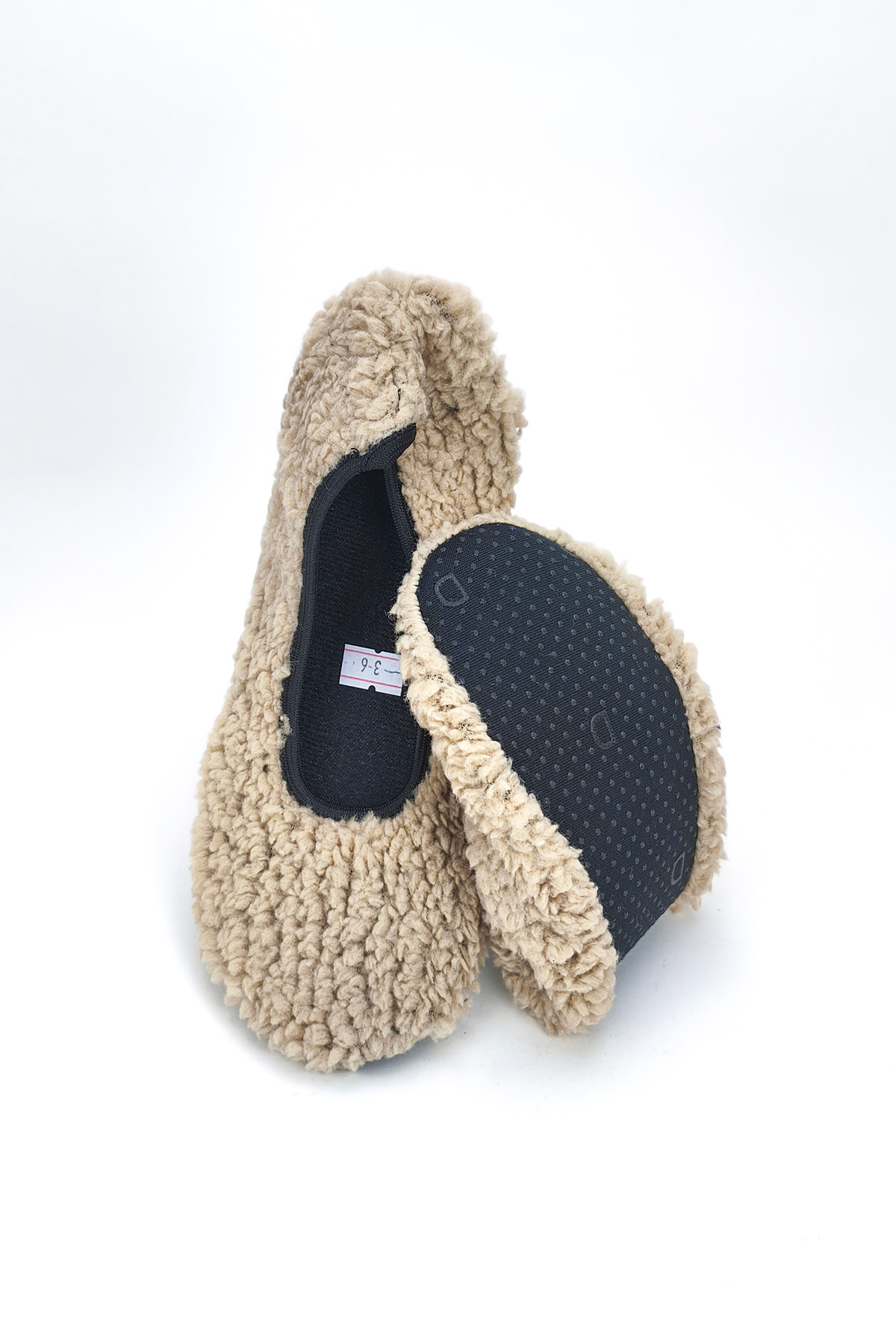 CEYDA SHOES Peluş Ev,hac,Umre Babeti,Çeyiz,Hediye, Günlük ,Tüylü Babet, Panduf, Patik, Gösteri Pisi Pisi görsel 5