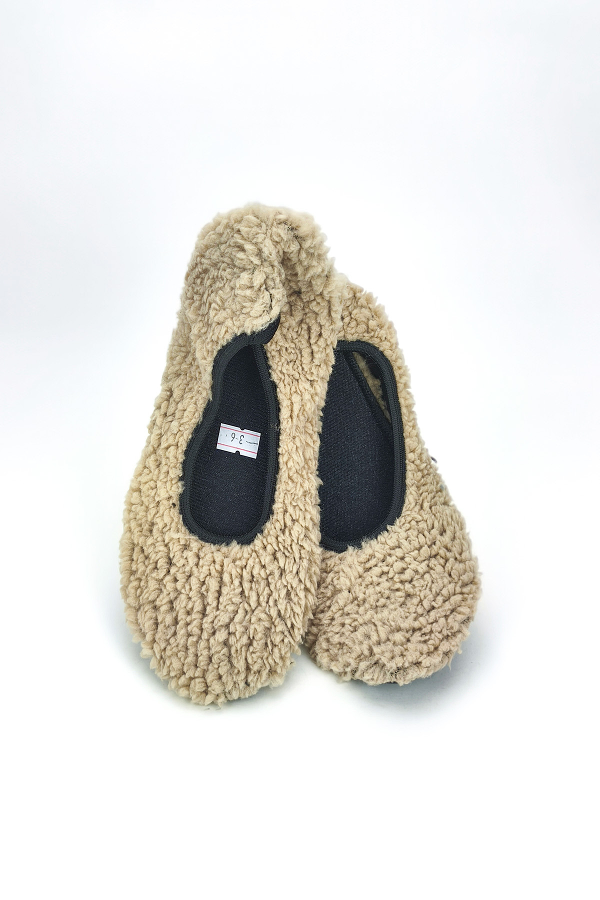 CEYDA SHOES Peluş Ev,hac,Umre Babeti,Çeyiz,Hediye, Günlük ,Tüylü Babet, Panduf, Patik, Gösteri Pisi Pisi görsel 6