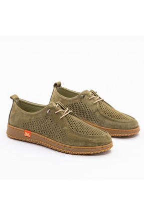 YT AYAKKABI 2485 Haki Nubuk Günlük Ayakkabı
