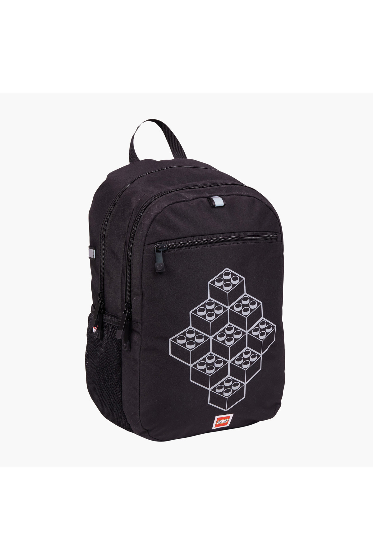 کوله‌پشتی طرح گلدار با بندهای قابل تنظیم و زیپ - ۴۴×۳۴×۲۸ سانتی‌متر