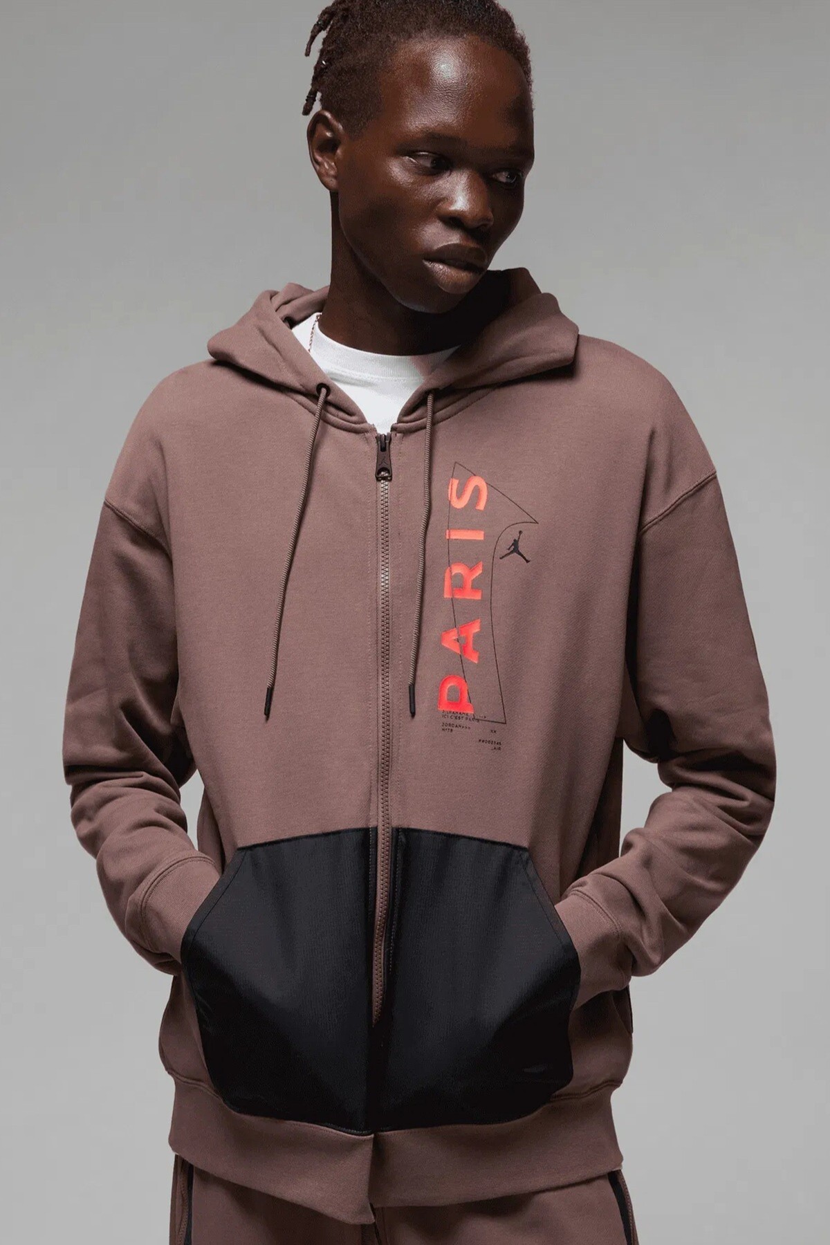 Nike Jordan Paris Saint-Germain Fleece Mens Hoodie Erkek Kapüşonlu