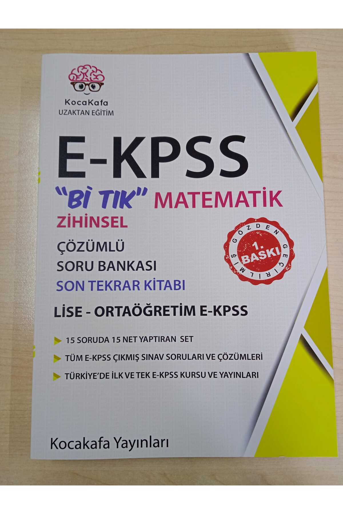 Kocakafa Yayınları EKPSSS Zihinsel Ortaöğretim Bi-TIK MATEMATİK
