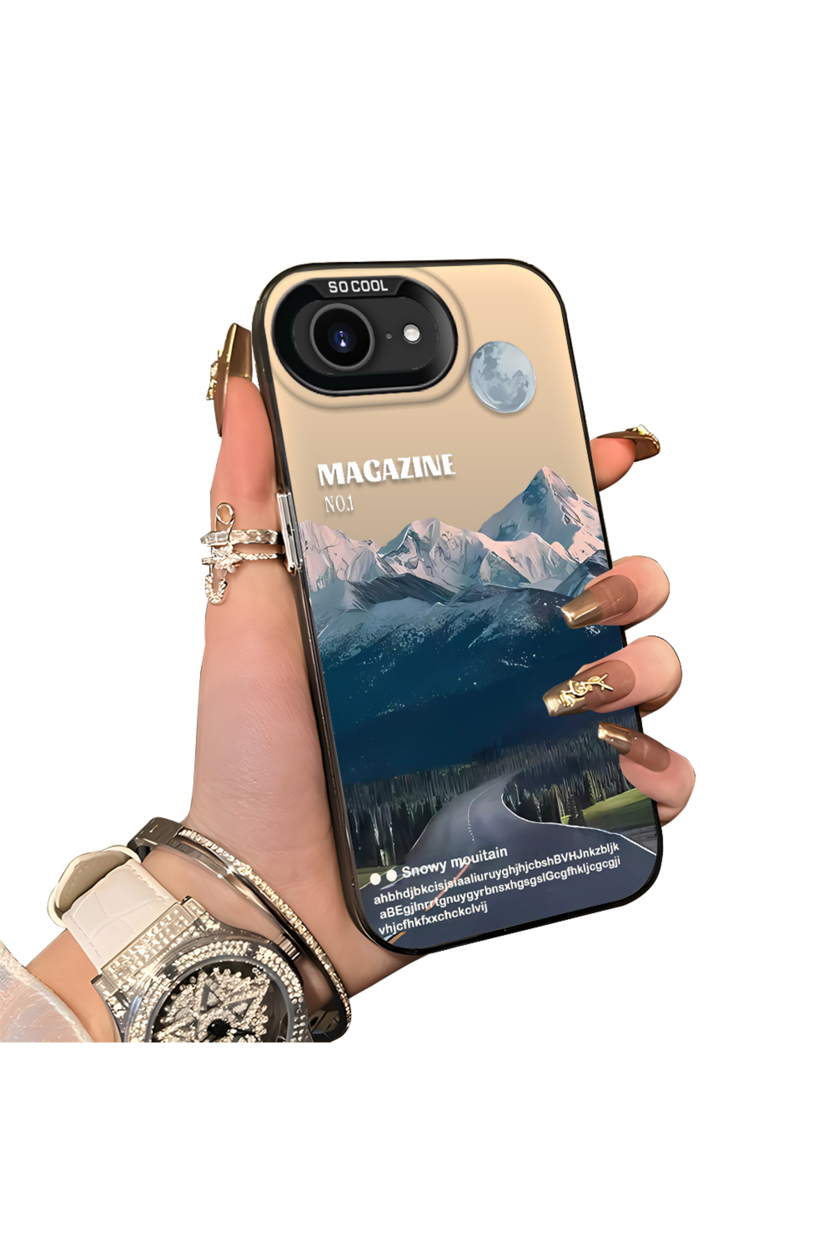 hard Acrylic Back Silicone Edge Lens Protection Case Compatible with iPhone 16e/17e
