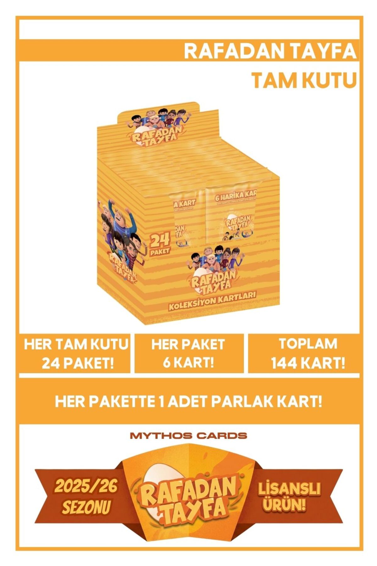 Mythos Cards RAFADAN TAYFA KOLEKSİYON KARTLARI - TAM KUTU - Fiyatı
