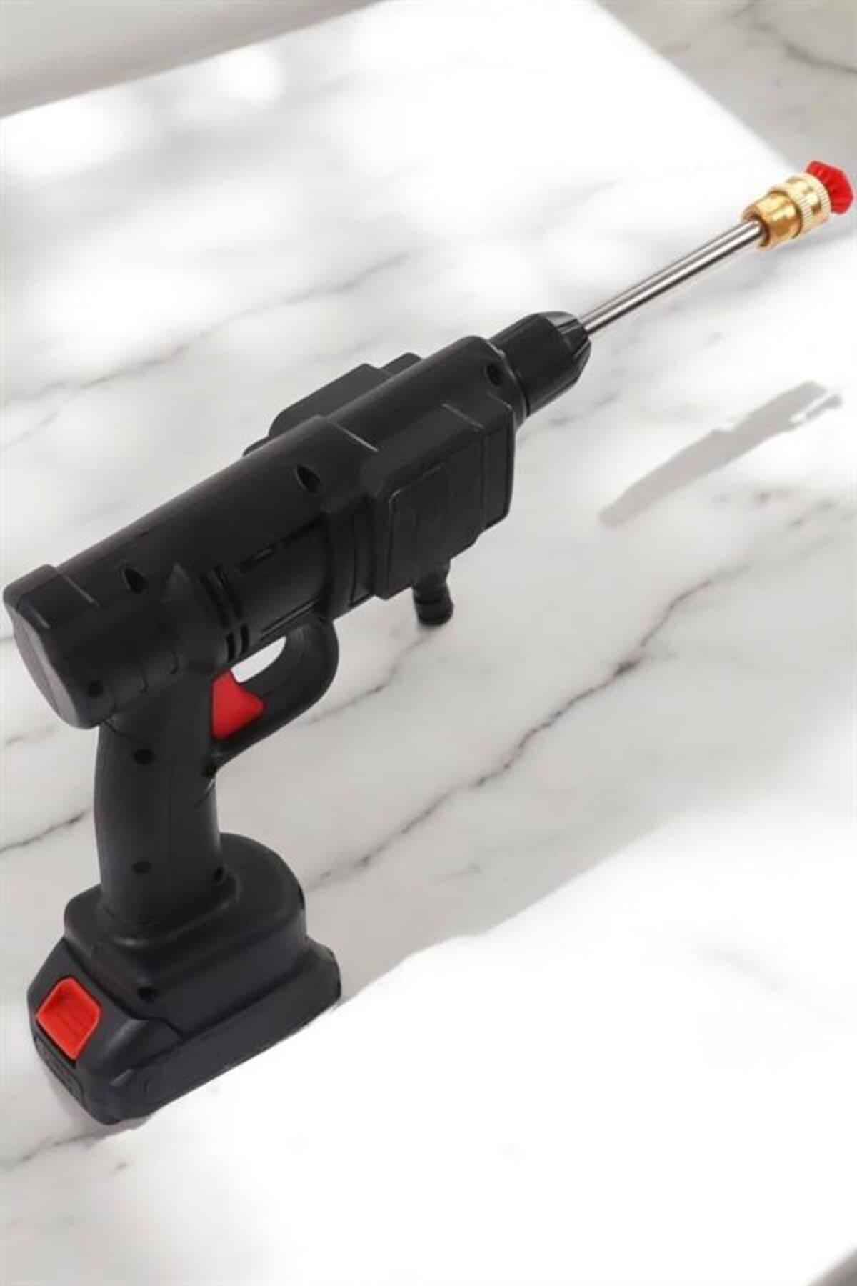 ZERO LAND 1612716751 Yeni Nesil Araç Yıkama Şarjlı Tabancası Basınçlı (161627) Su Hazneli