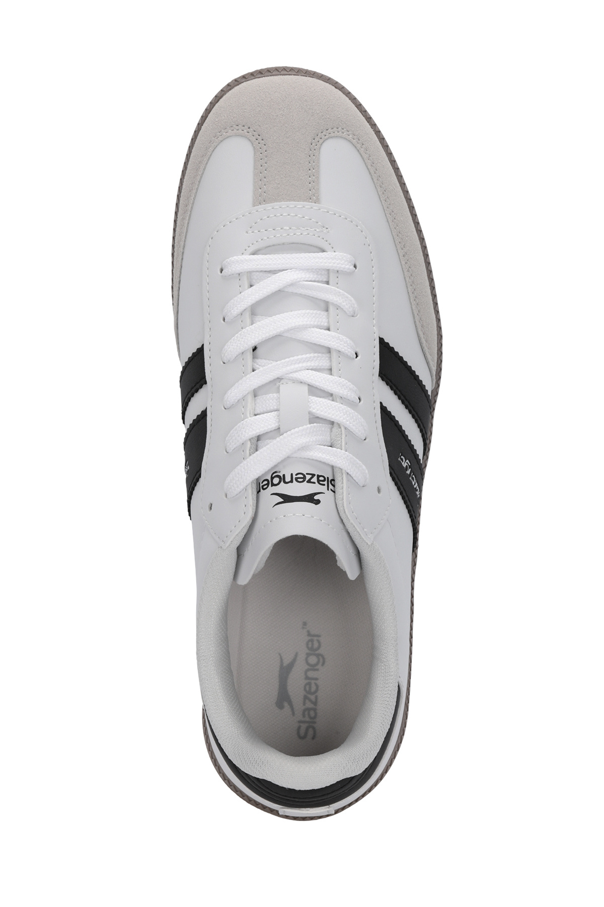 Slazenger  INDIA Kadın Erkek Unisex Beyaz / Siyah Sneaker Günlük Spor Ayakkabısı - Görsel 7