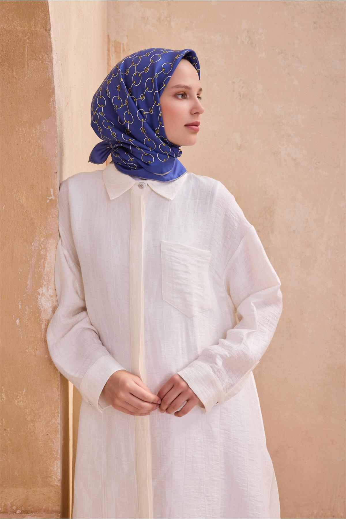 KLASIK DESEN İPEK EŞARP 4109D TWILL