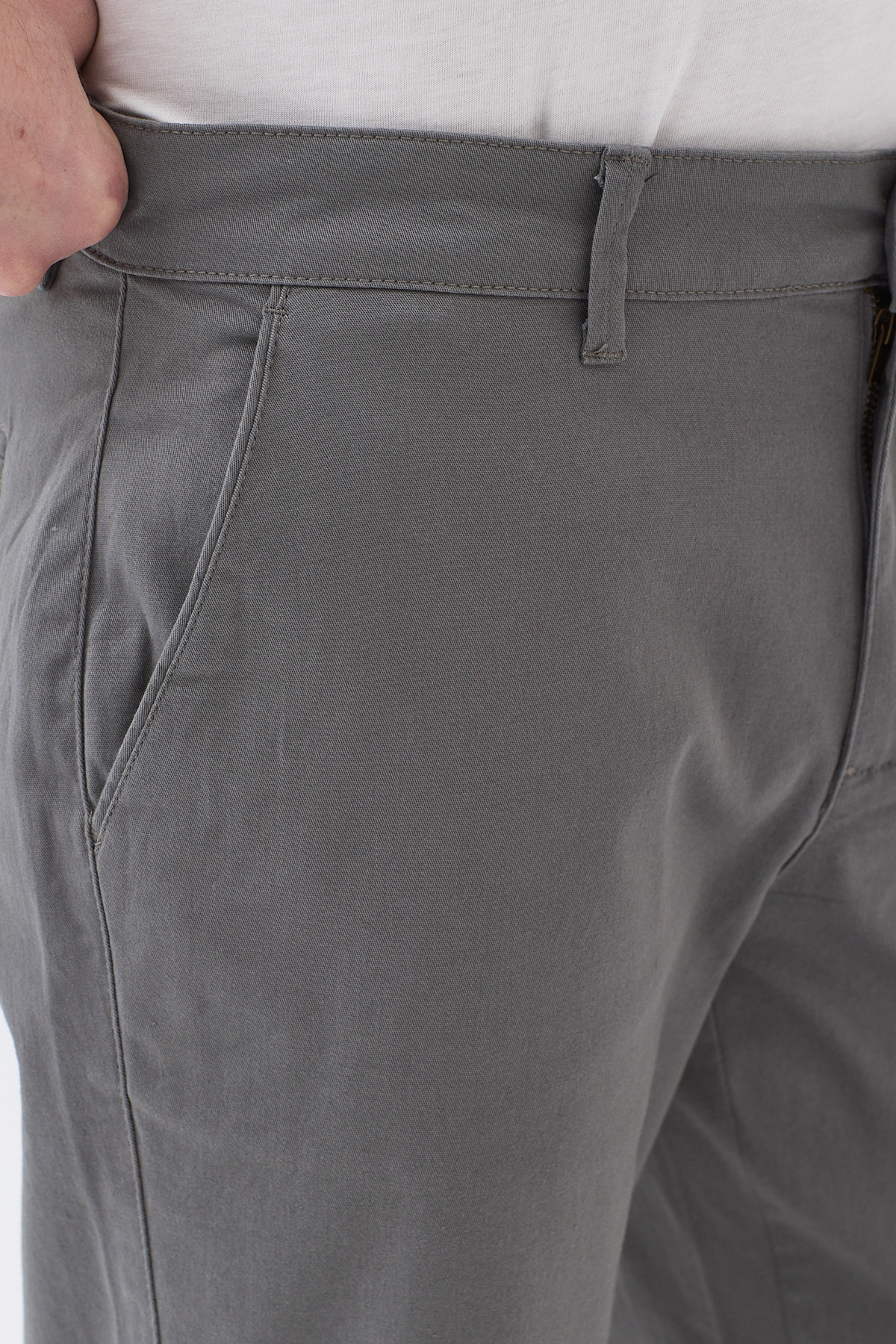 EXPIER  Erkek Gabardin Pamuklu Regular Fit Rahat Kesim Chino Pantolon ARC-002 - Görsel 3