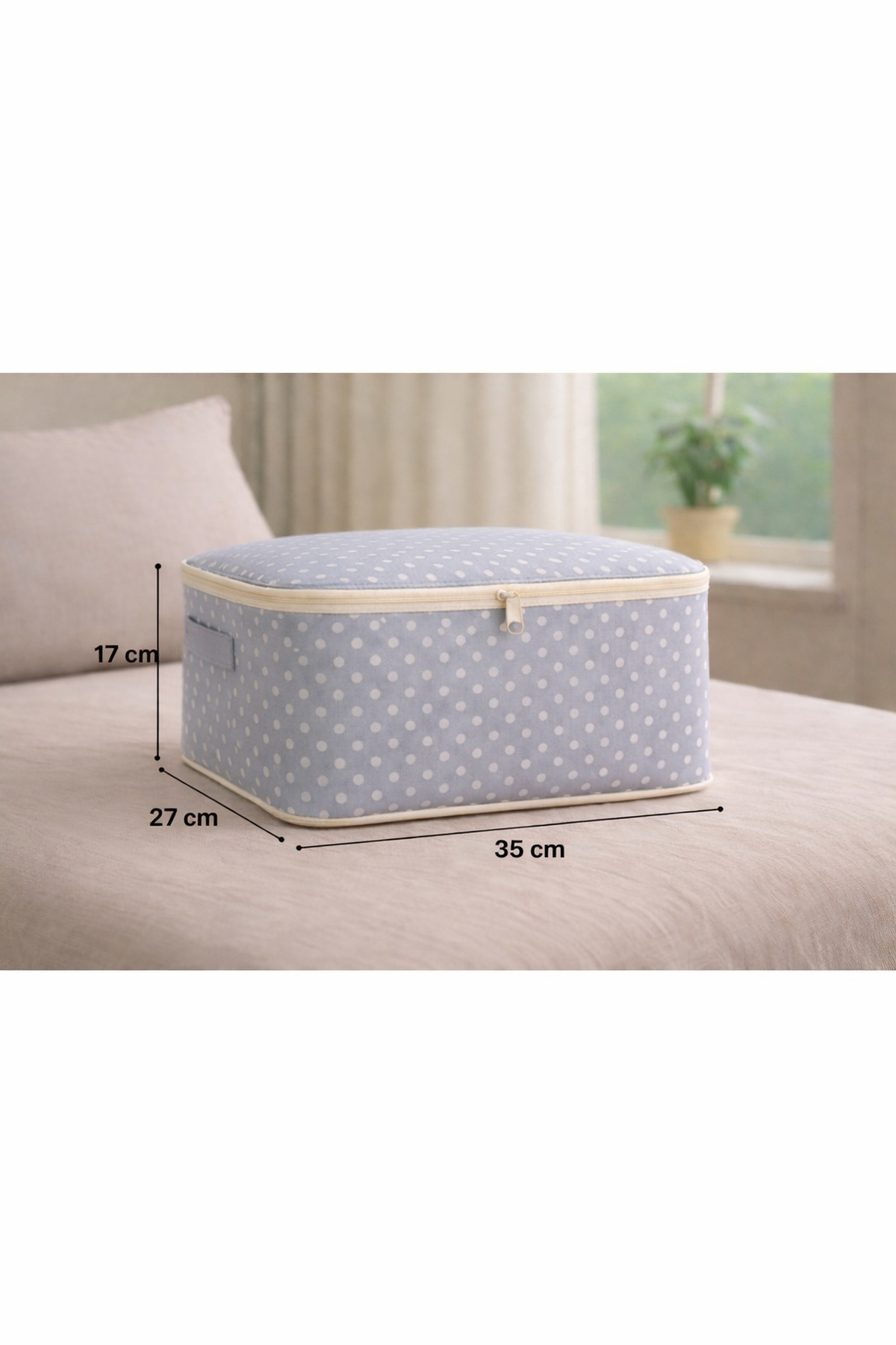 Spartek home textile 6 Parça puantiye desenli - Doğum/Hastane Çıkış Çantası - desenli bebek bakım seti fotoğrafı 2 (önizleme)