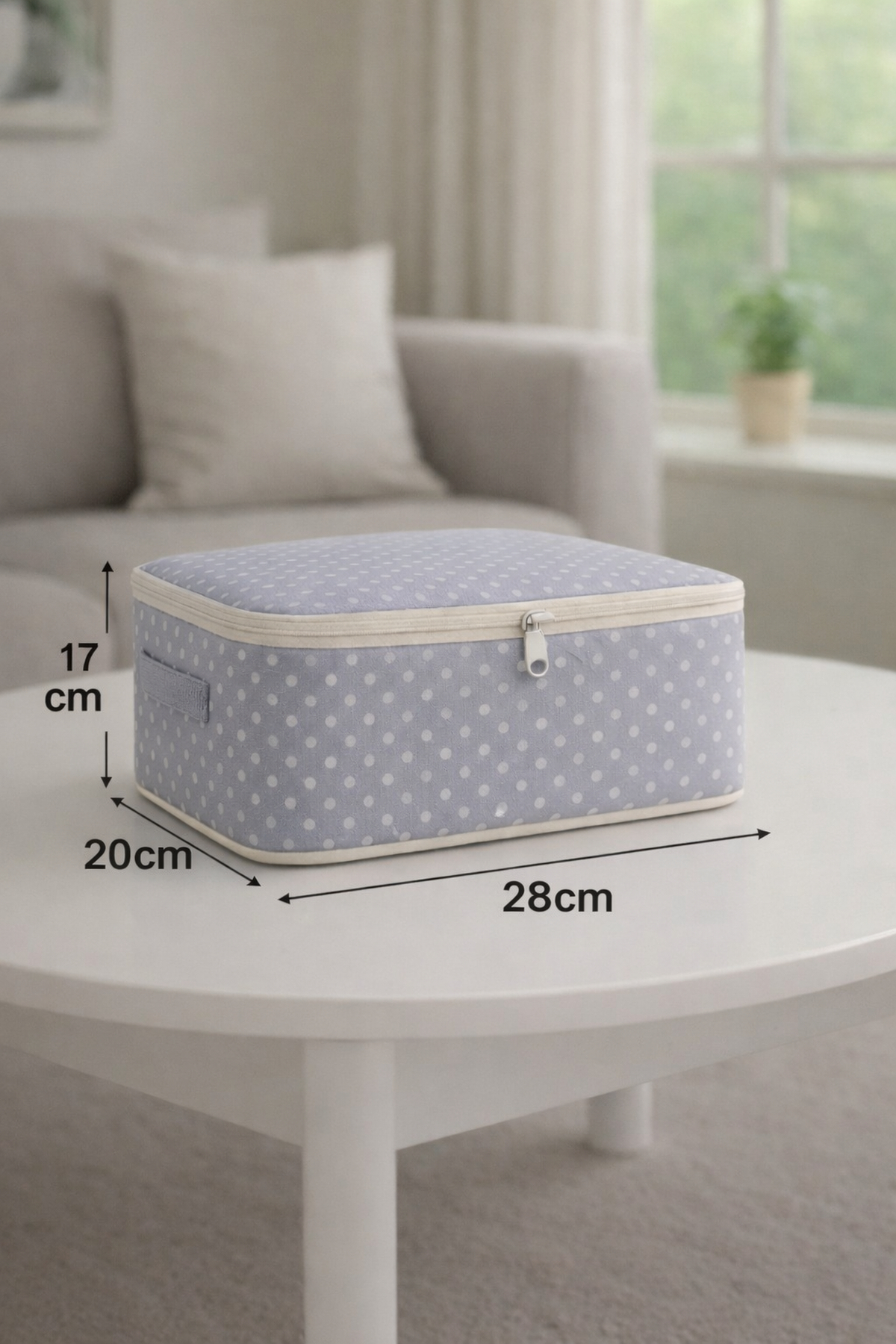 Spartek home textile 6 Parça puantiye desenli - Doğum/Hastane Çıkış Çantası - desenli bebek bakım seti fotoğrafı 3 (önizleme)