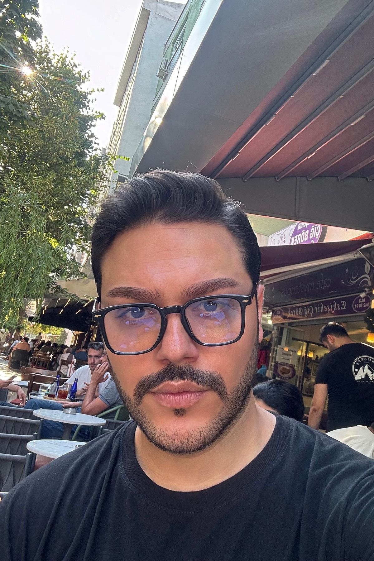 Blue Light Protective Men's Transparent Glasses