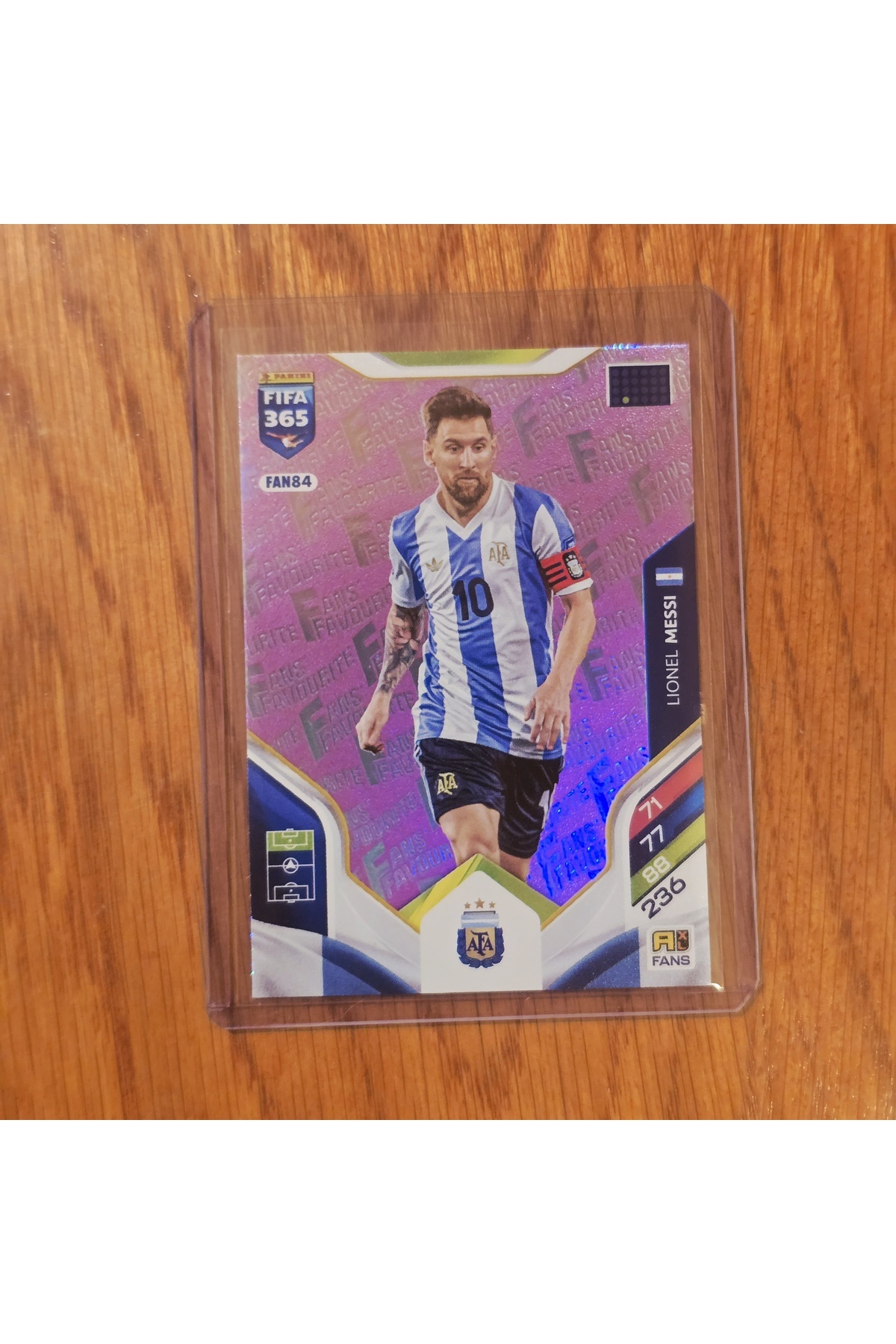 Panini Fans Favourite Lionel Messi Pink Oyun Kartı FAN84 - Fiyatı