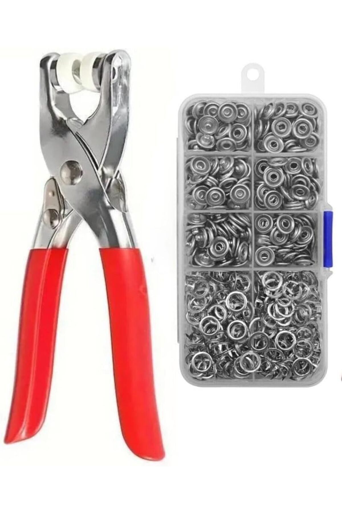 BRF BFSX 200 adet Paslanmaz Çelik Çıtçıt ve Seti Metal Çıt Çıt Makinesi 1191881